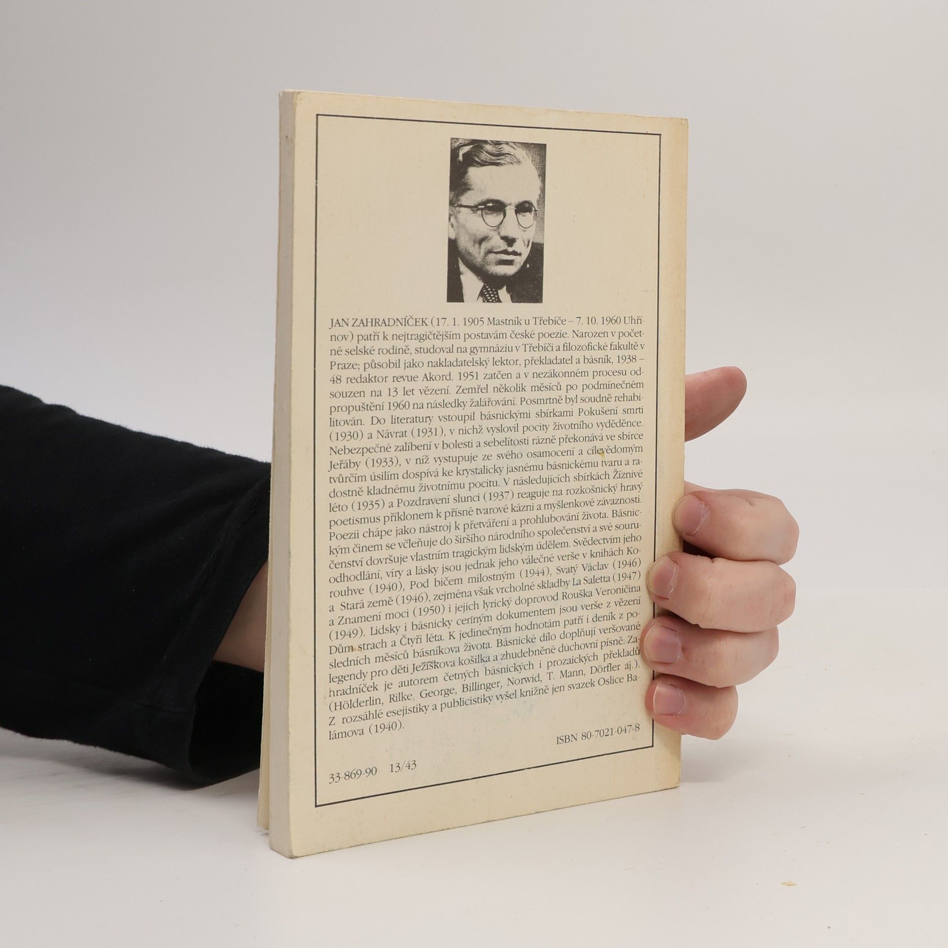 Jan Zahradníček Rouška Veroničina, La Saletta, Znamení moci