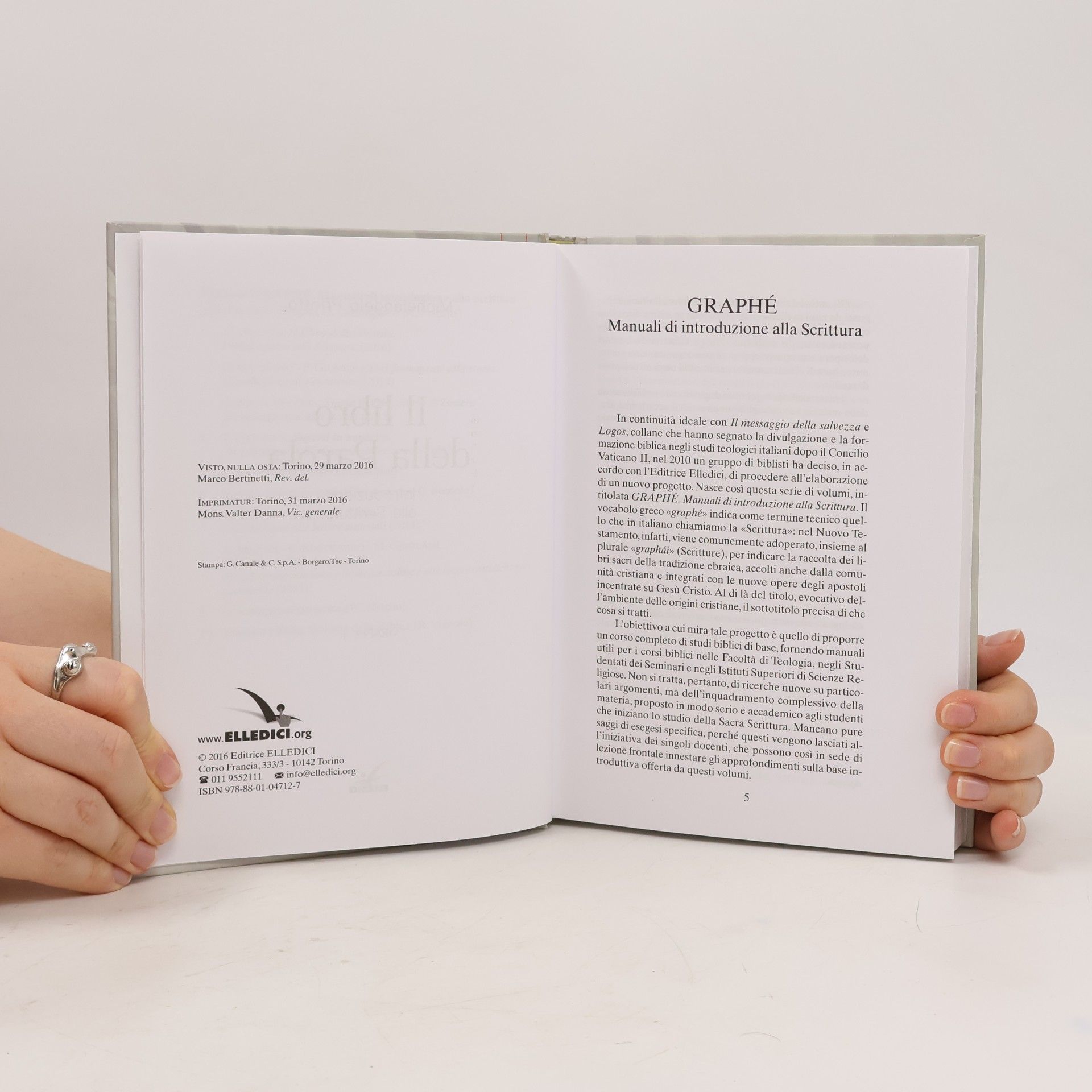 Michelangelo Priotto Graphé - 1: Il libro della Parola