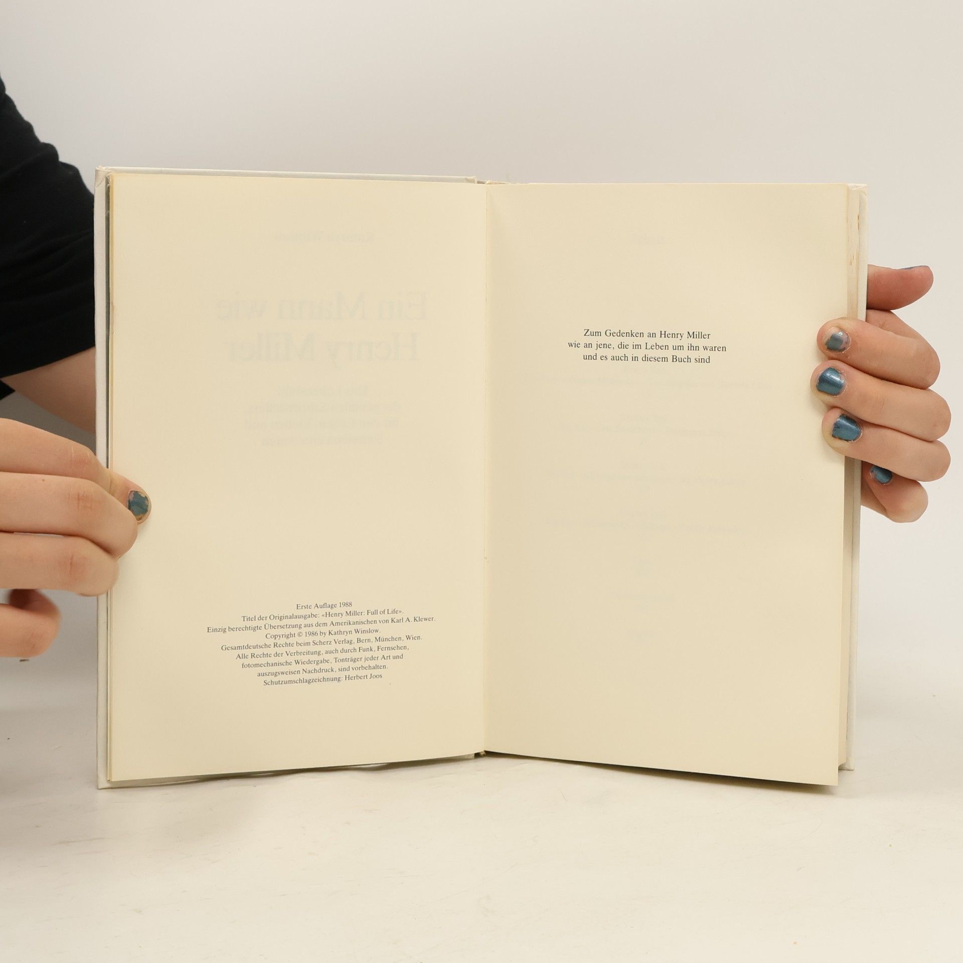 Kathryn Winslow Ein Mann wie Henry Miller