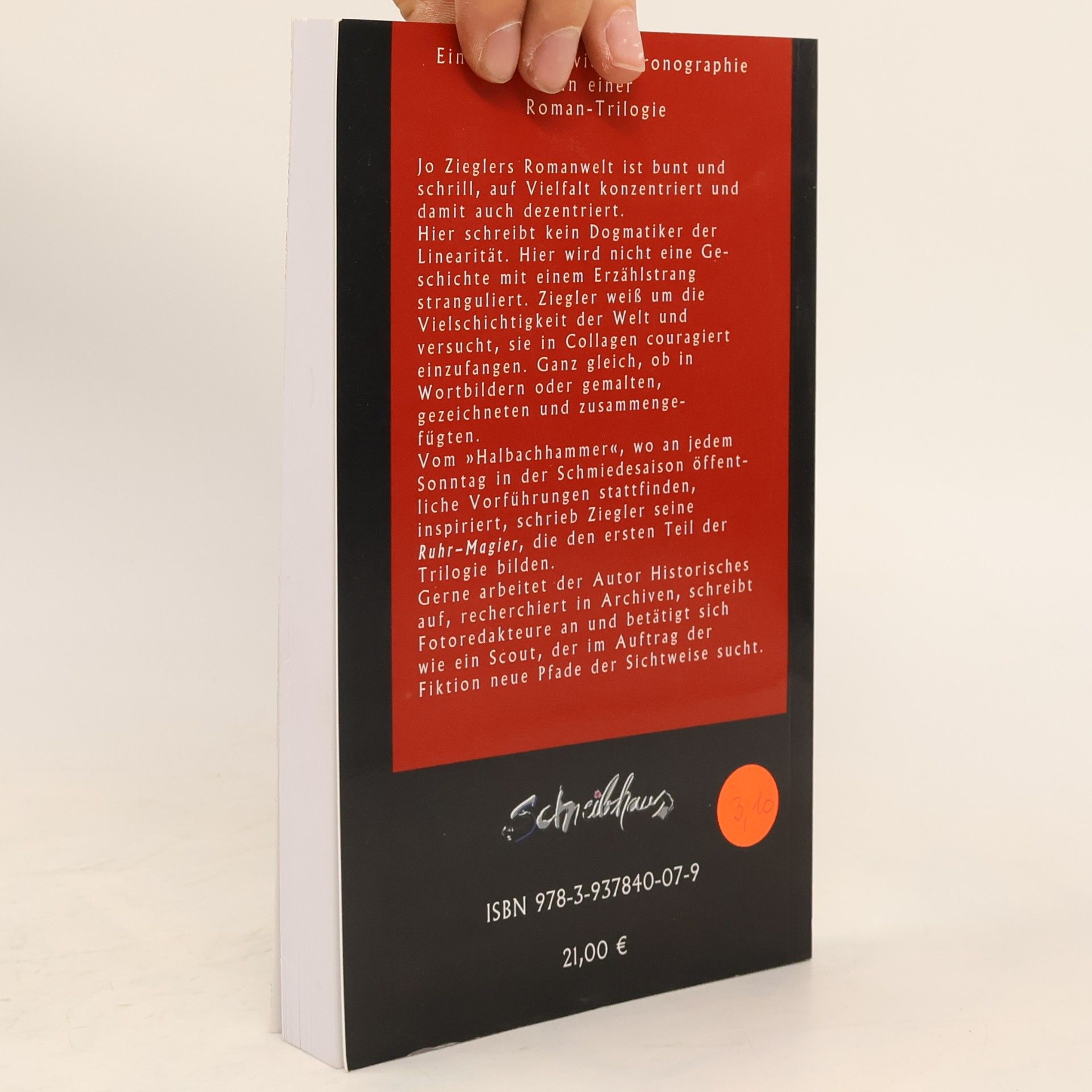 Jörg Ziegler Jona • Das zweite Buch der Ruhr-Trilogie