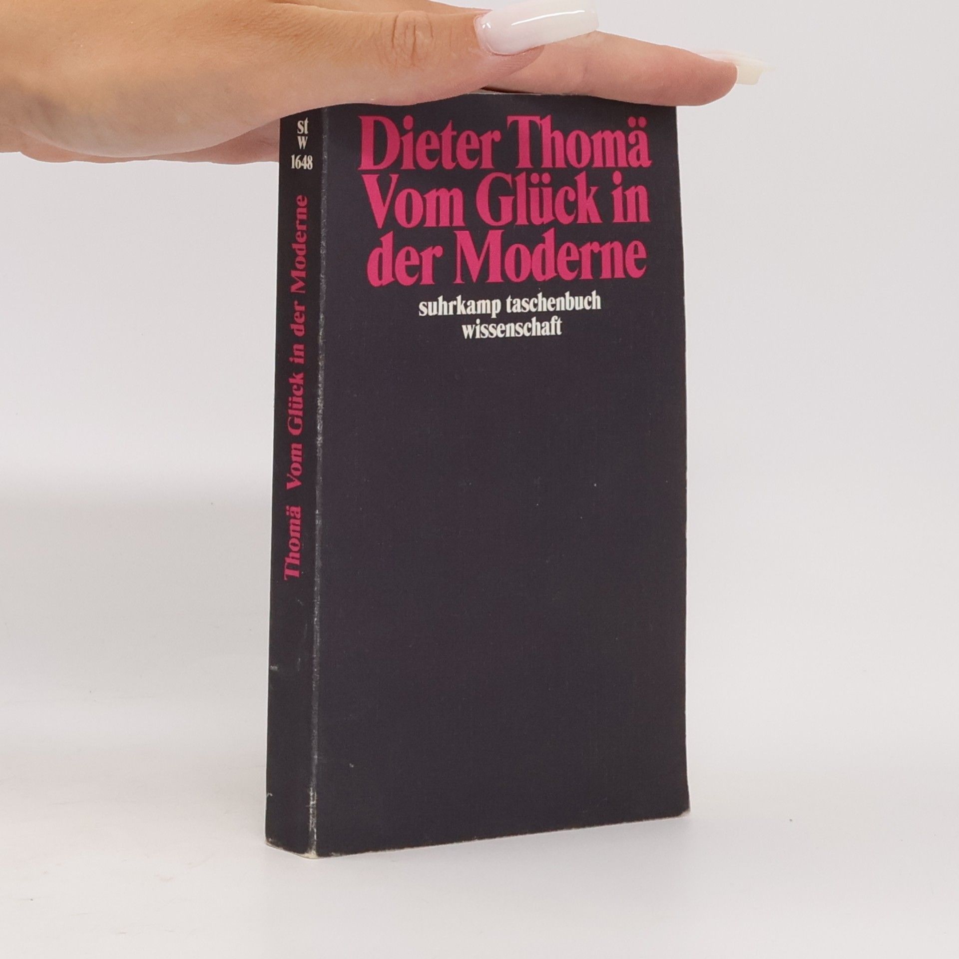 Suhrkamp Taschenbuch Wissenschaft - 1648: Vom Glück in der Moderne
