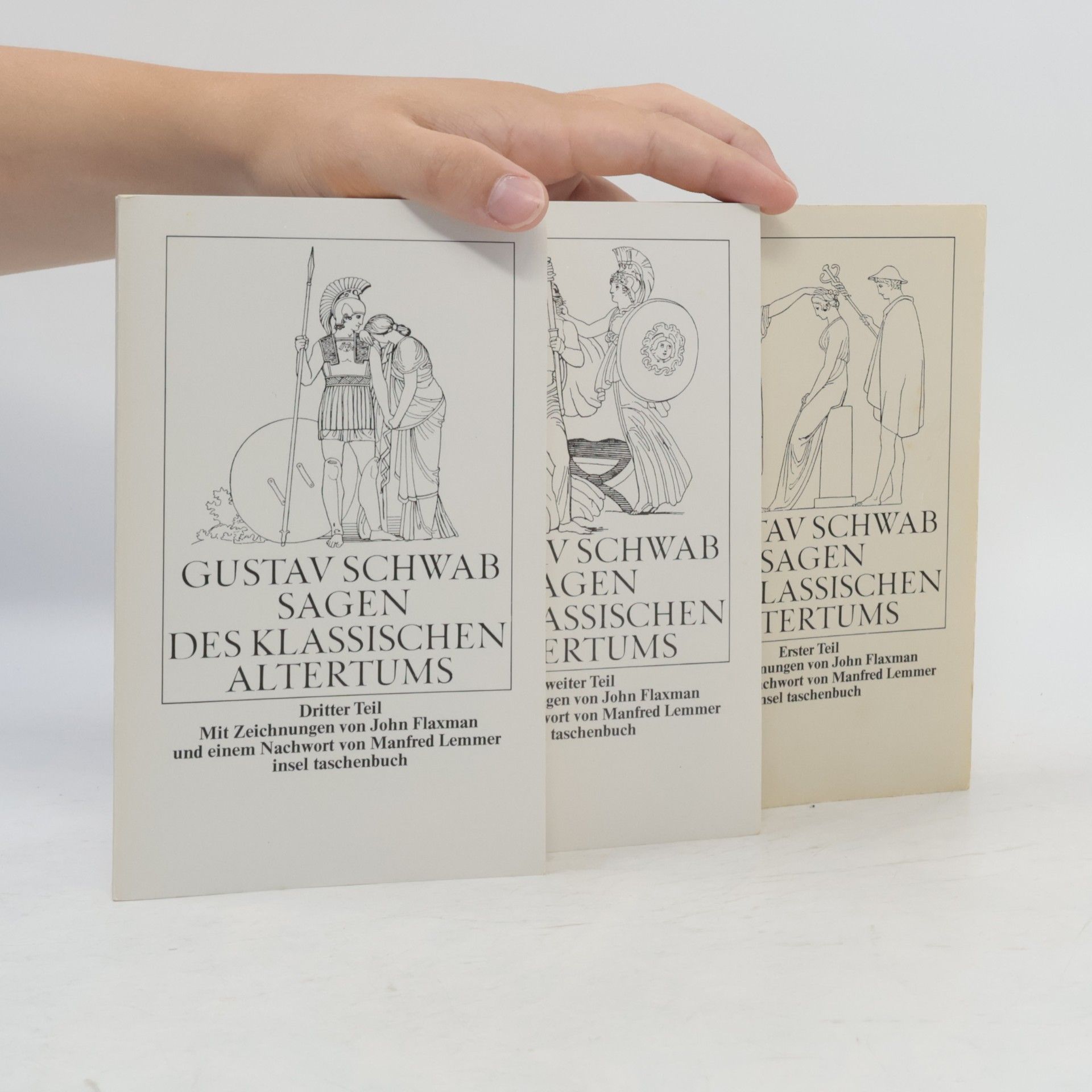 Gustav Schwab Sagen des klassischen Altertums 1-3