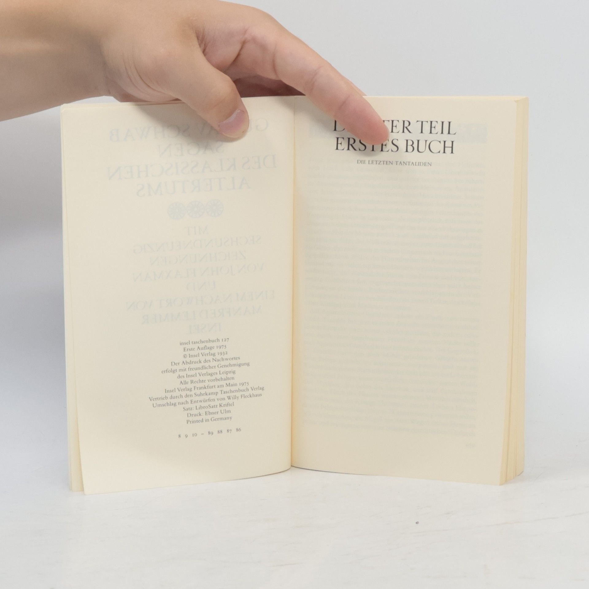 Gustav Schwab Sagen des klassischen Altertums 1-3