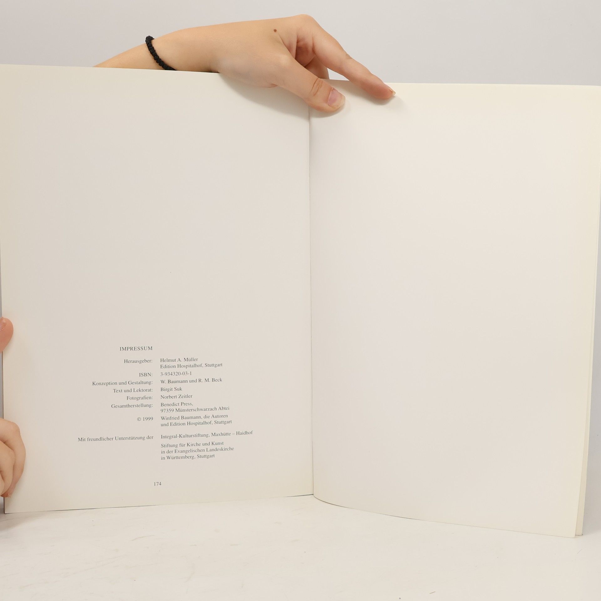 Winfried Baumann Edition Hospitalhof Stuttgart: Instant Memorials