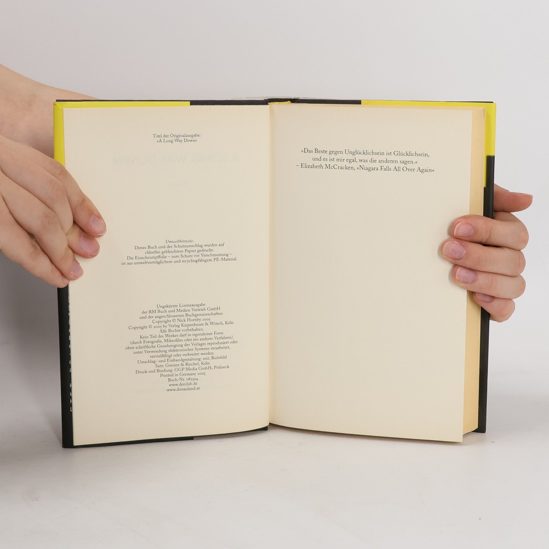 Nick Hornby A Long Way Down