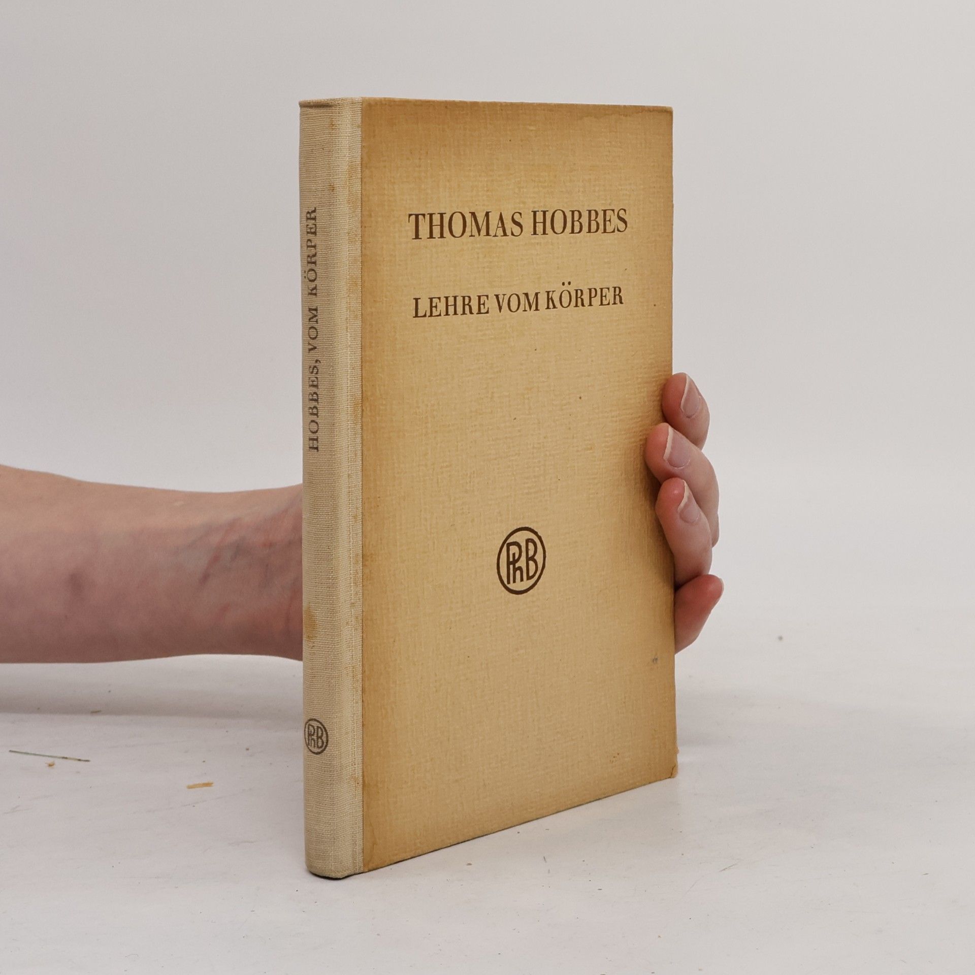 Thomas Hobbes Grundzüge der Philosophie