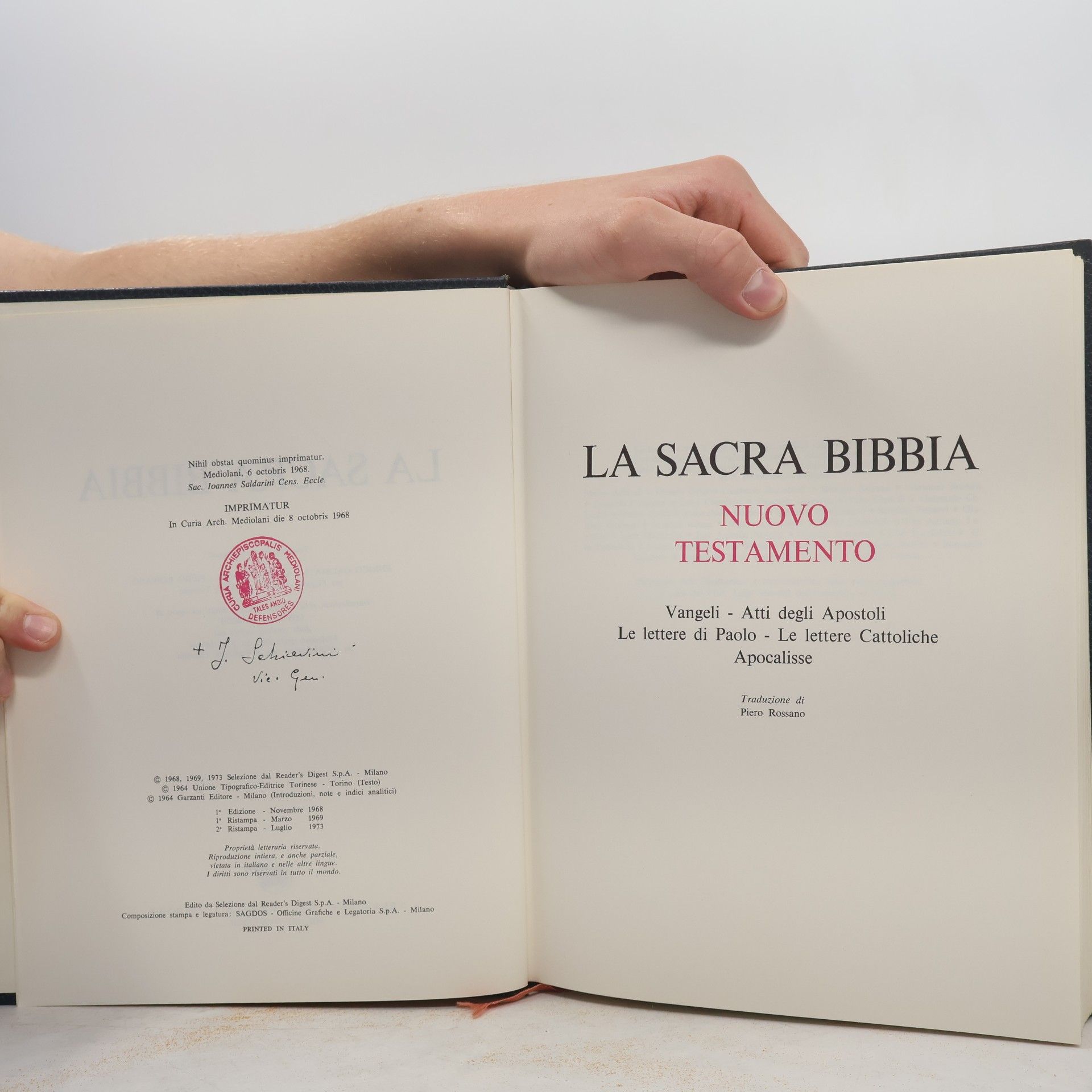 Various authors La sacra bibbia nuovo testamento