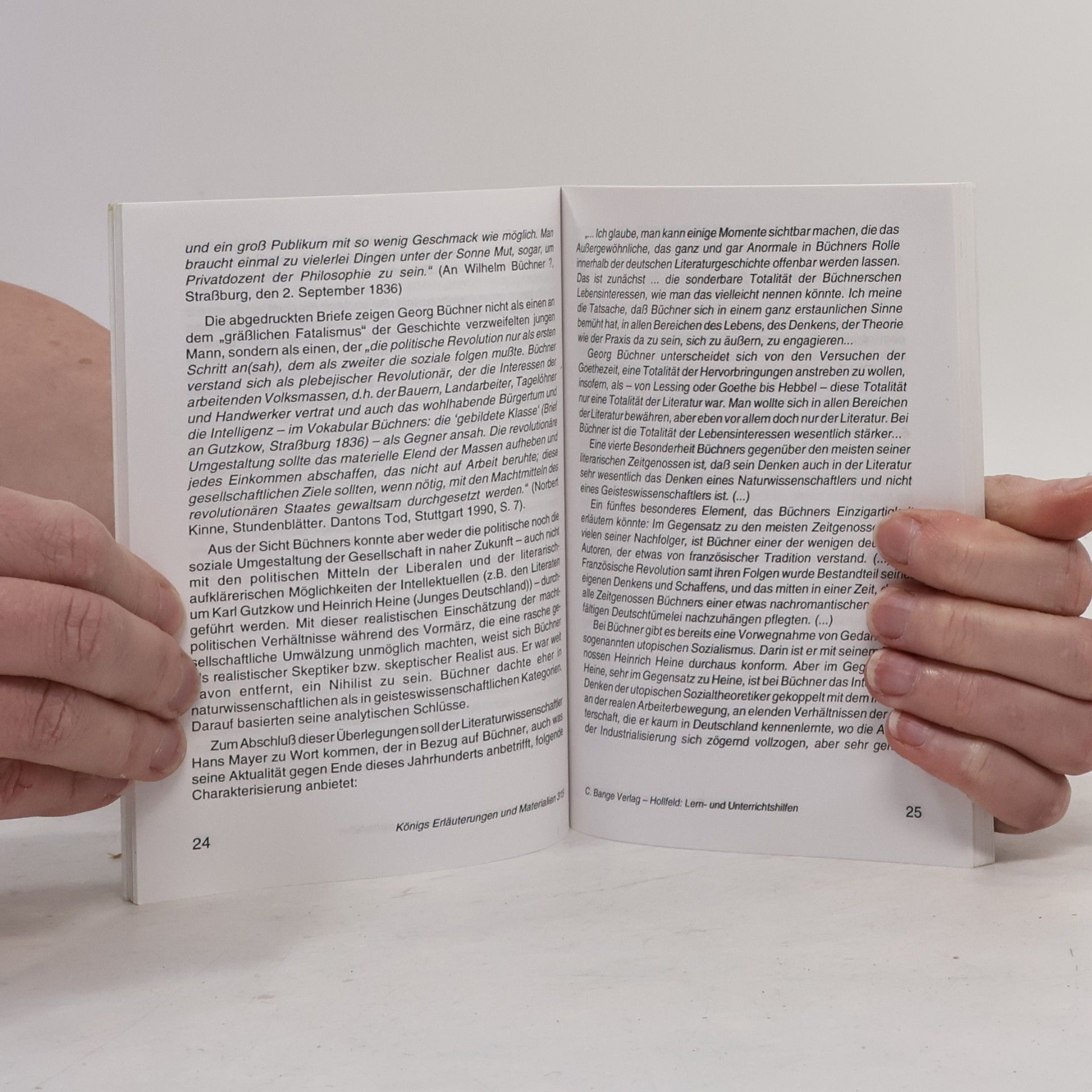 Friedhelm Kicherer Erläuterungen zu Georg Büchner, Woyzeck