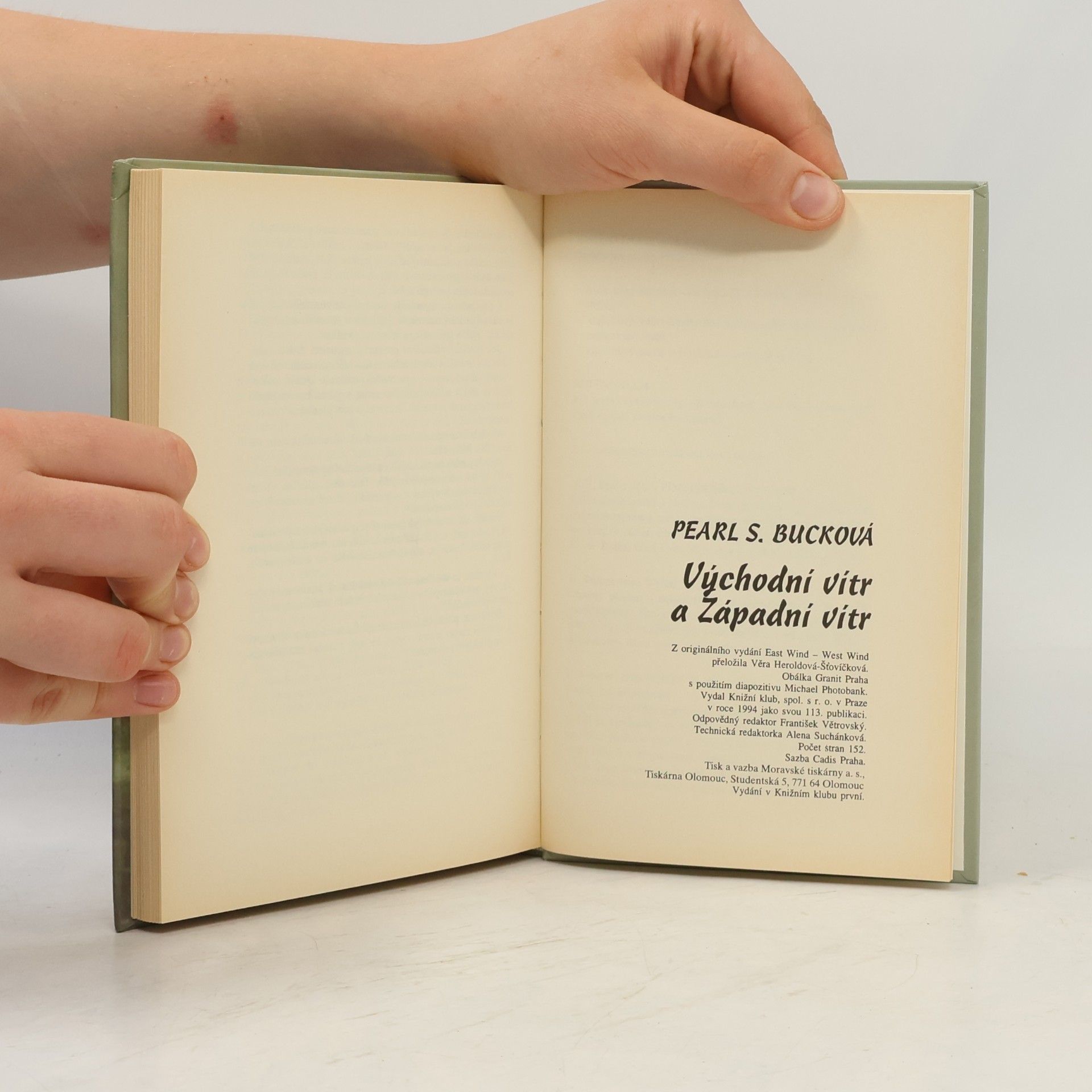 Pearl S. Buck Východní vítr a Západní vítr