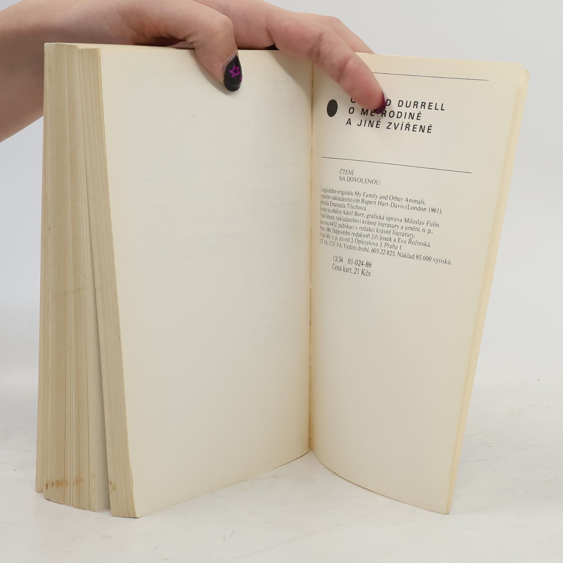 Gerald Durrell O mé rodině a jiné zvířeně