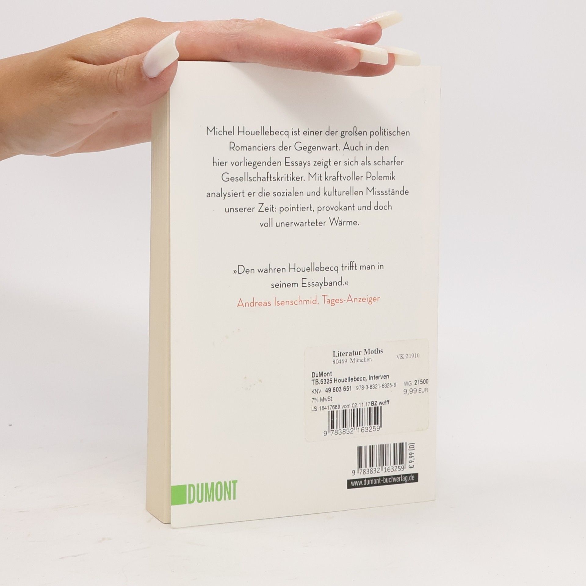 Michel Houellebecq Interventionen