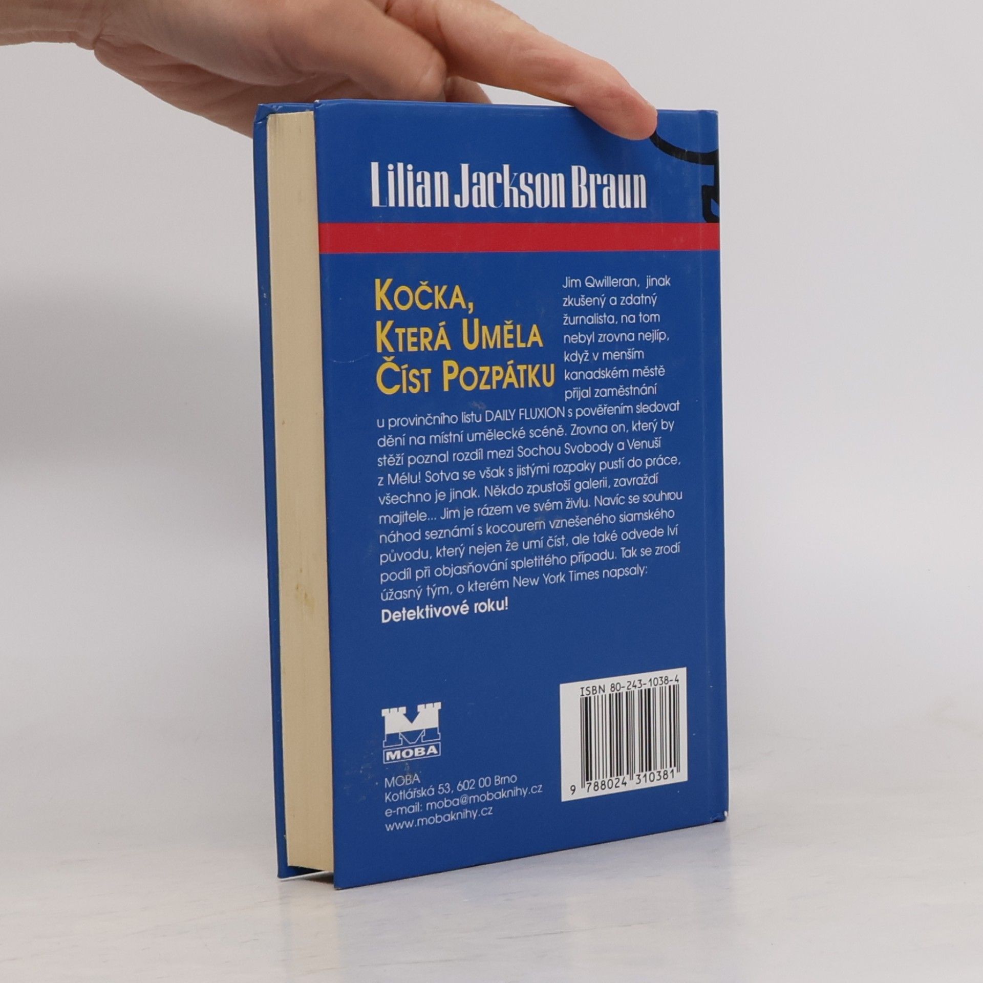 Lilian Jackson Braun Kočka, která uměla číst pozpátku