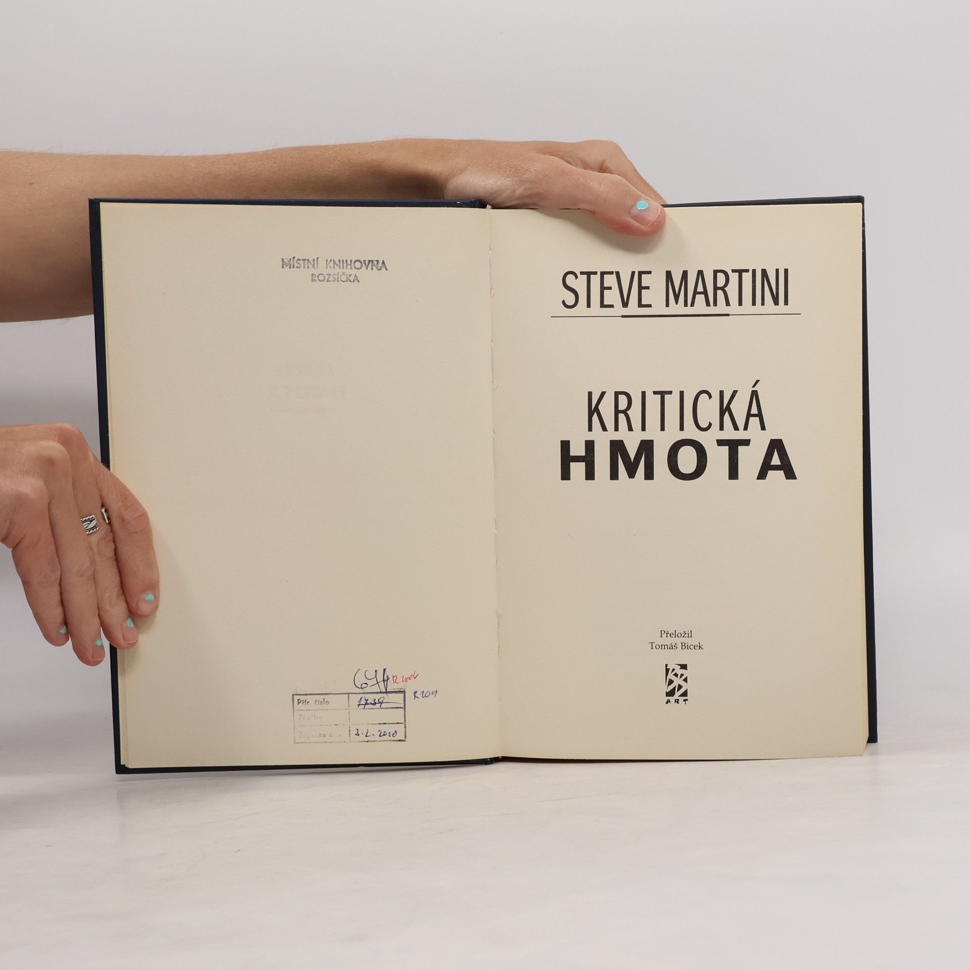 Steve Martini Kritická hmota