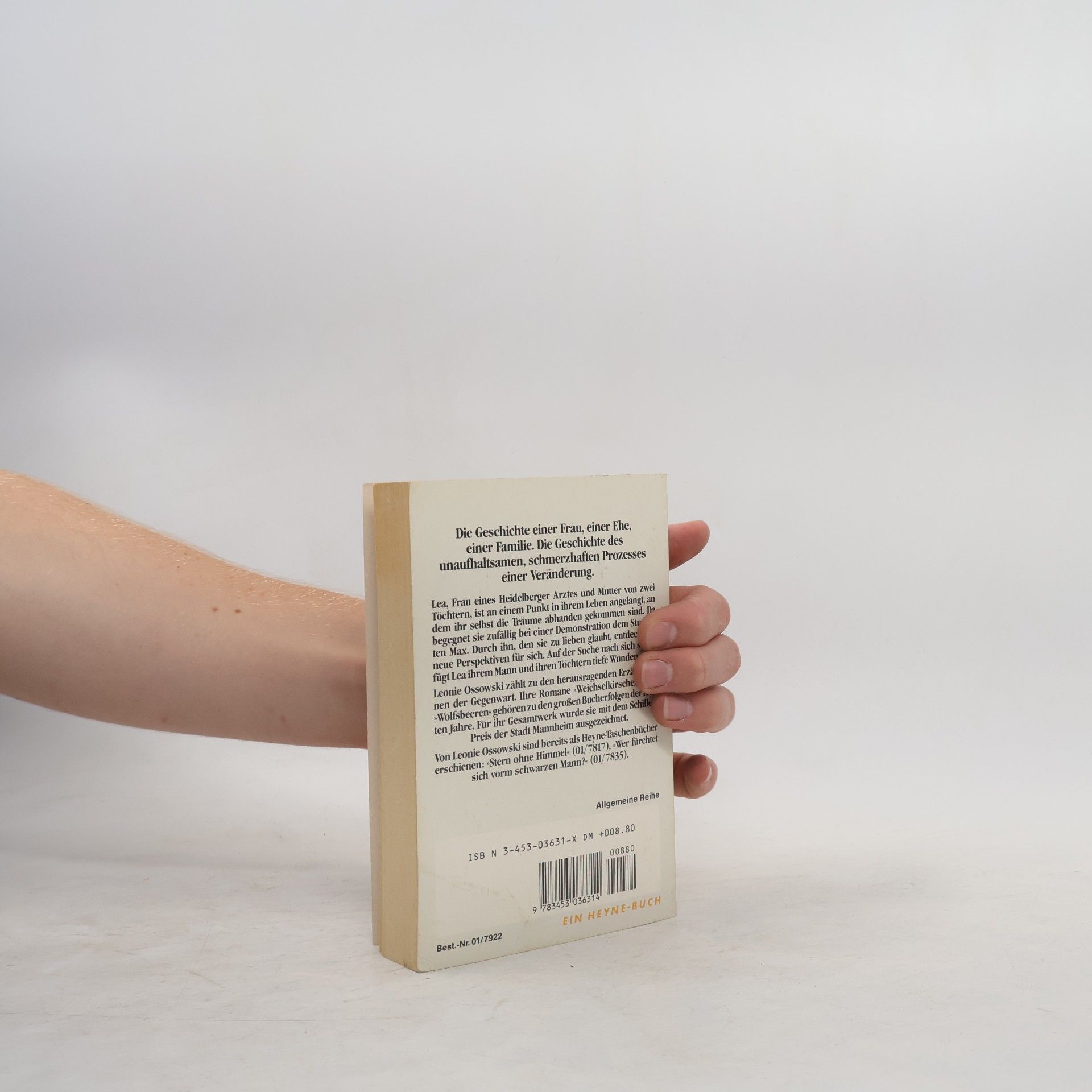 Leonie Ossowski Liebe ist kein Argument
