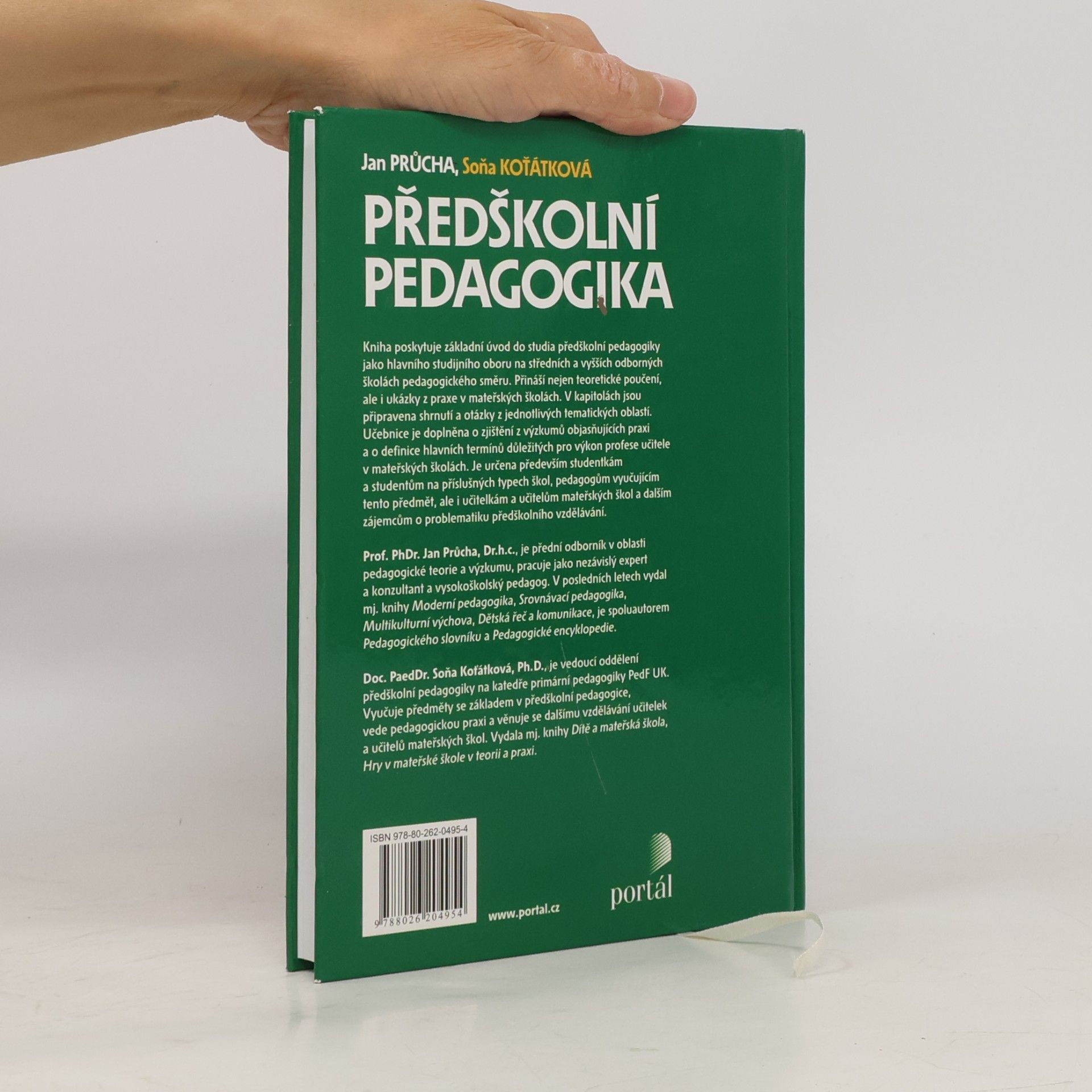 Jan Průcha Předškolní pedagogika : učebnice pro střední a vyšší odborné školy