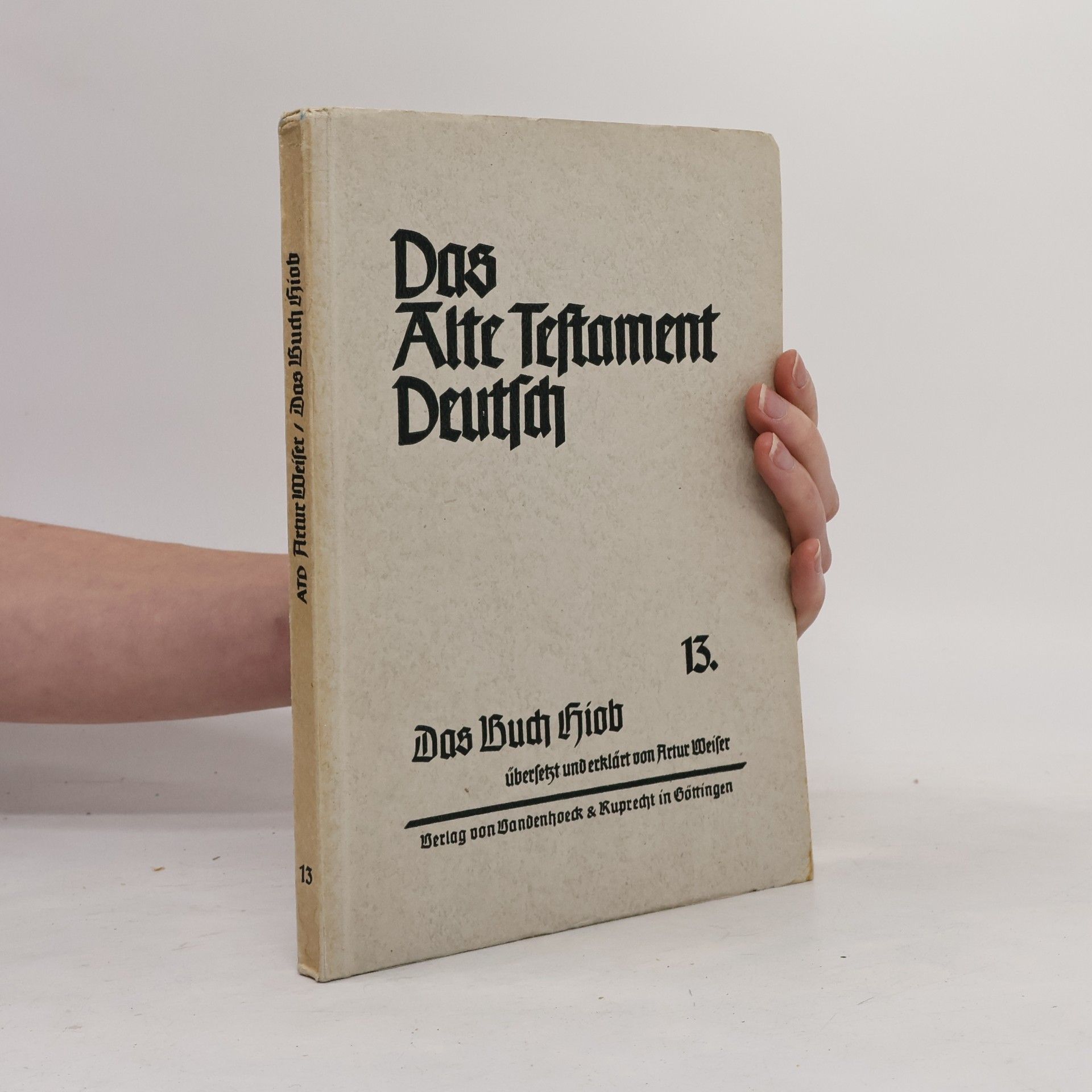 Auteurscollectief Das Alte Testament Deutsch 13