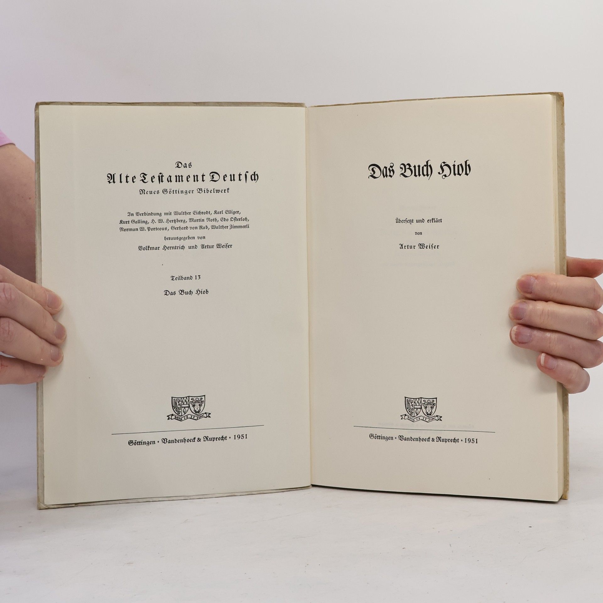 Auteurscollectief Das Alte Testament Deutsch 13