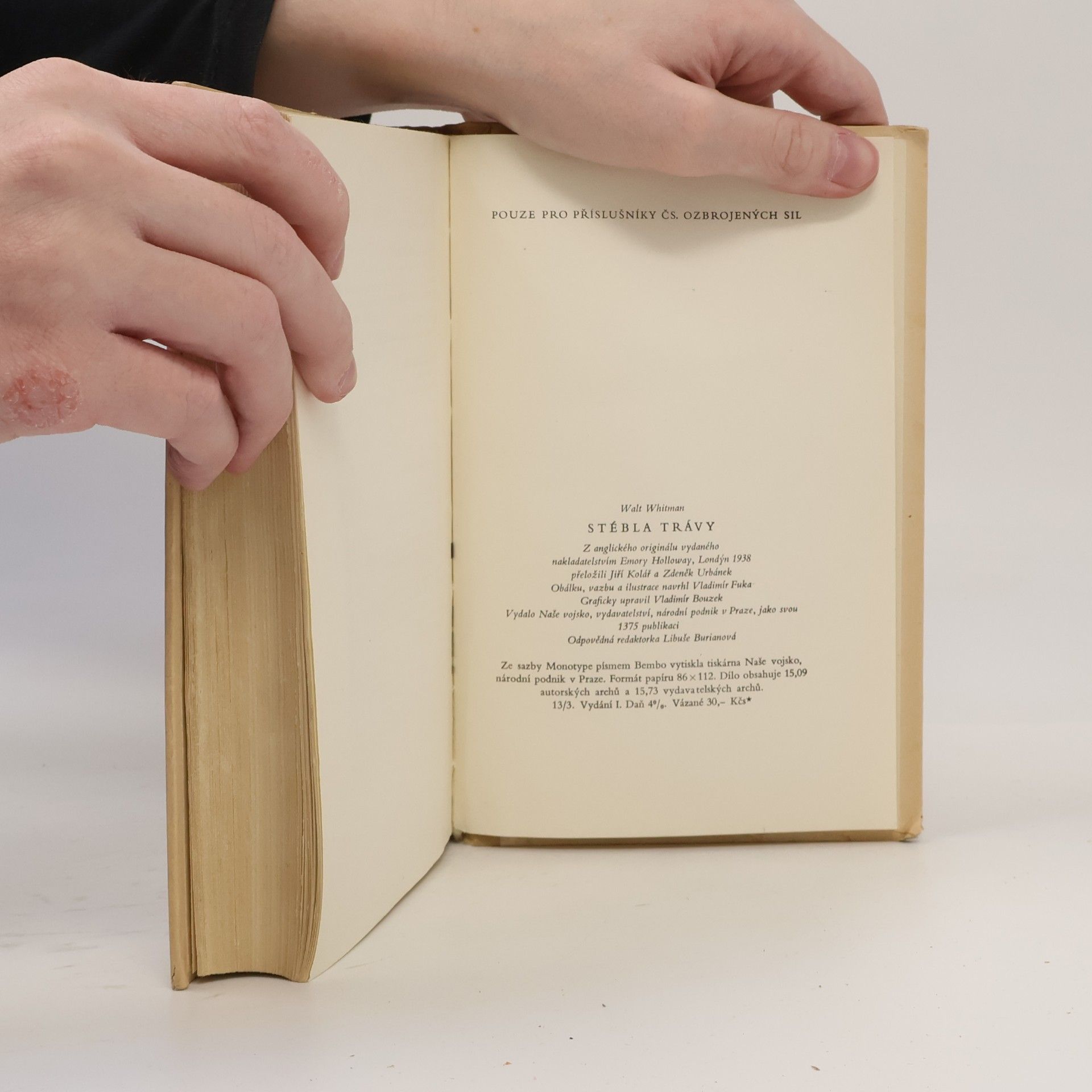 Walt Whitman Stébla trávy