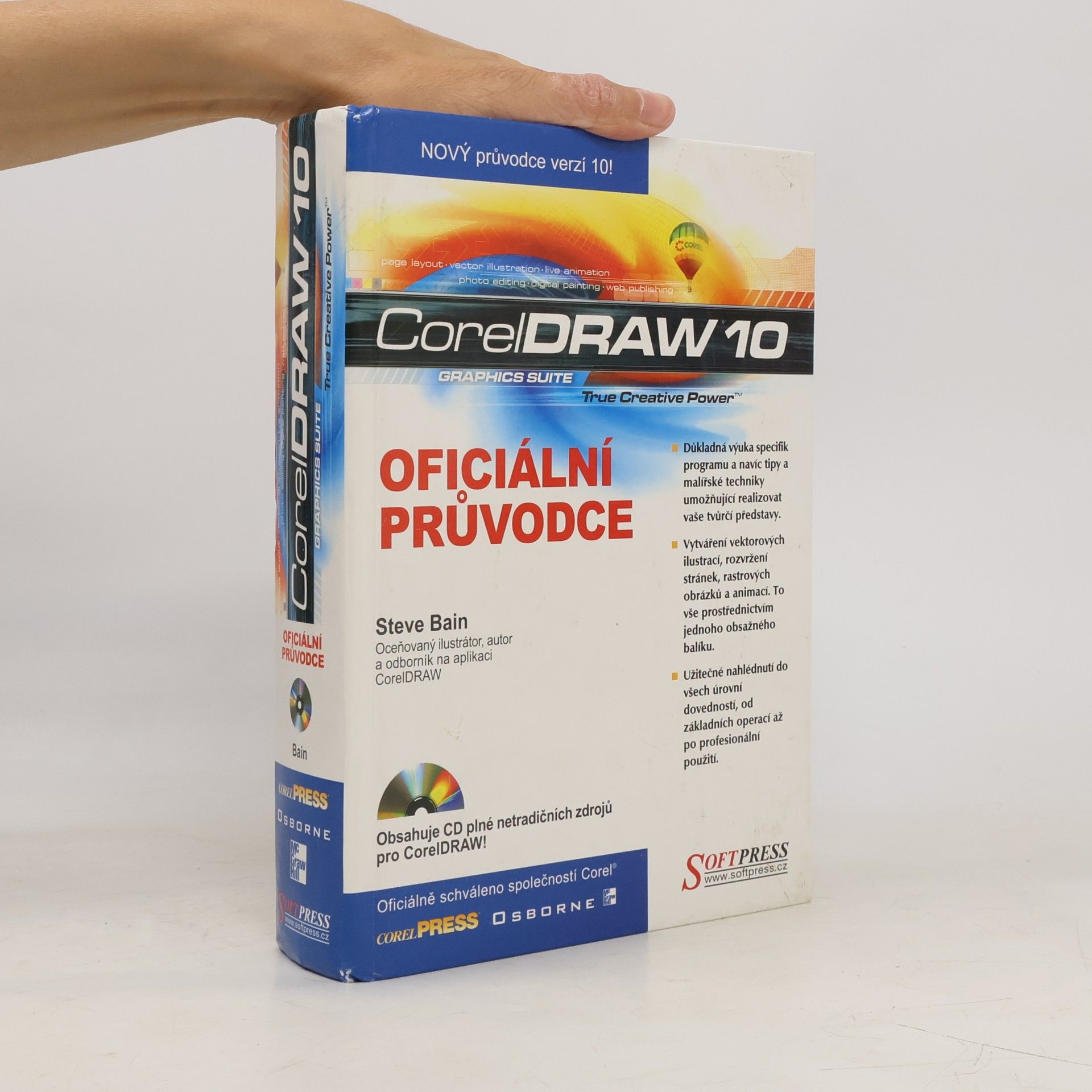 Steve Bain Oficiální průvodce CorelDRAW 10