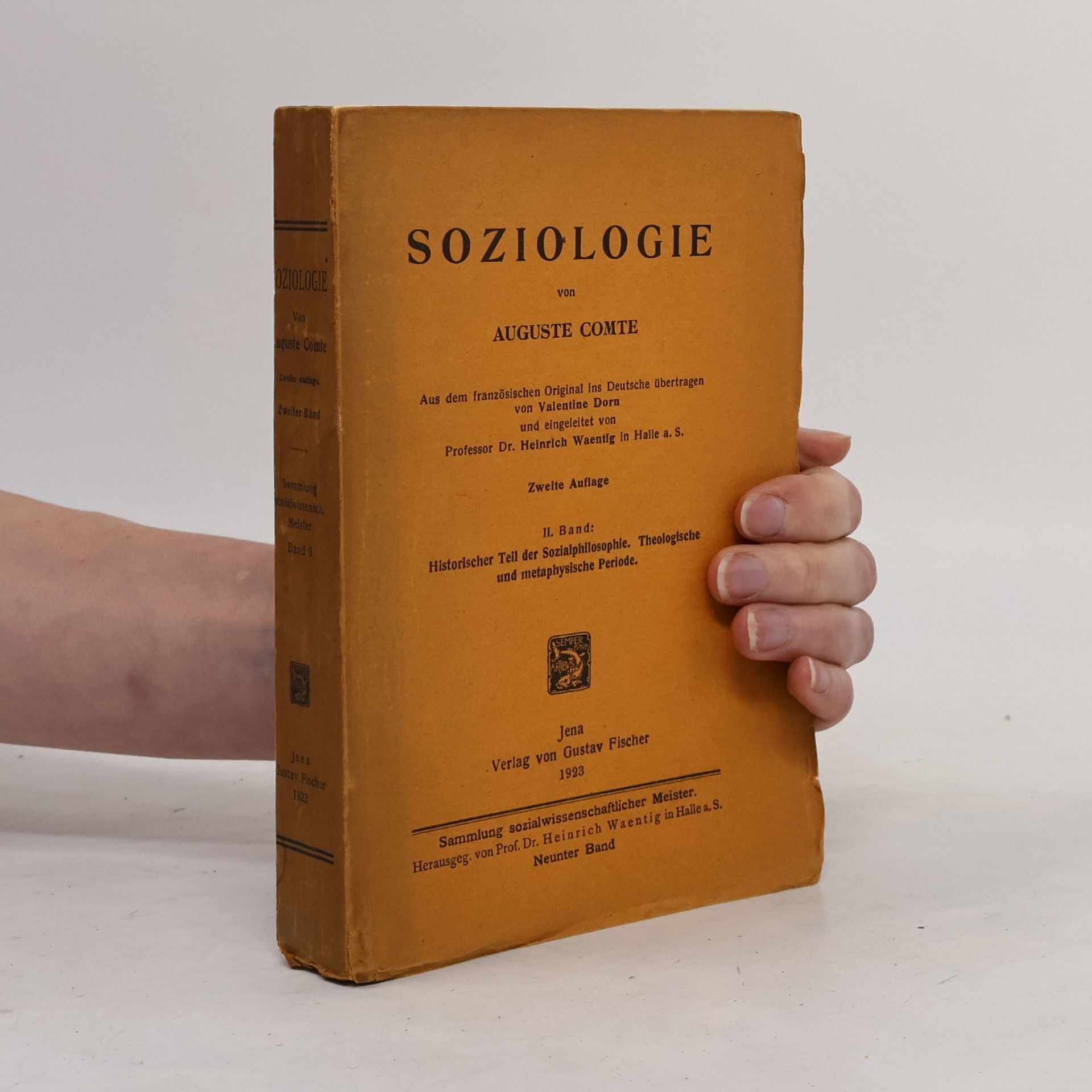 Auguste Comte Soziologie II.