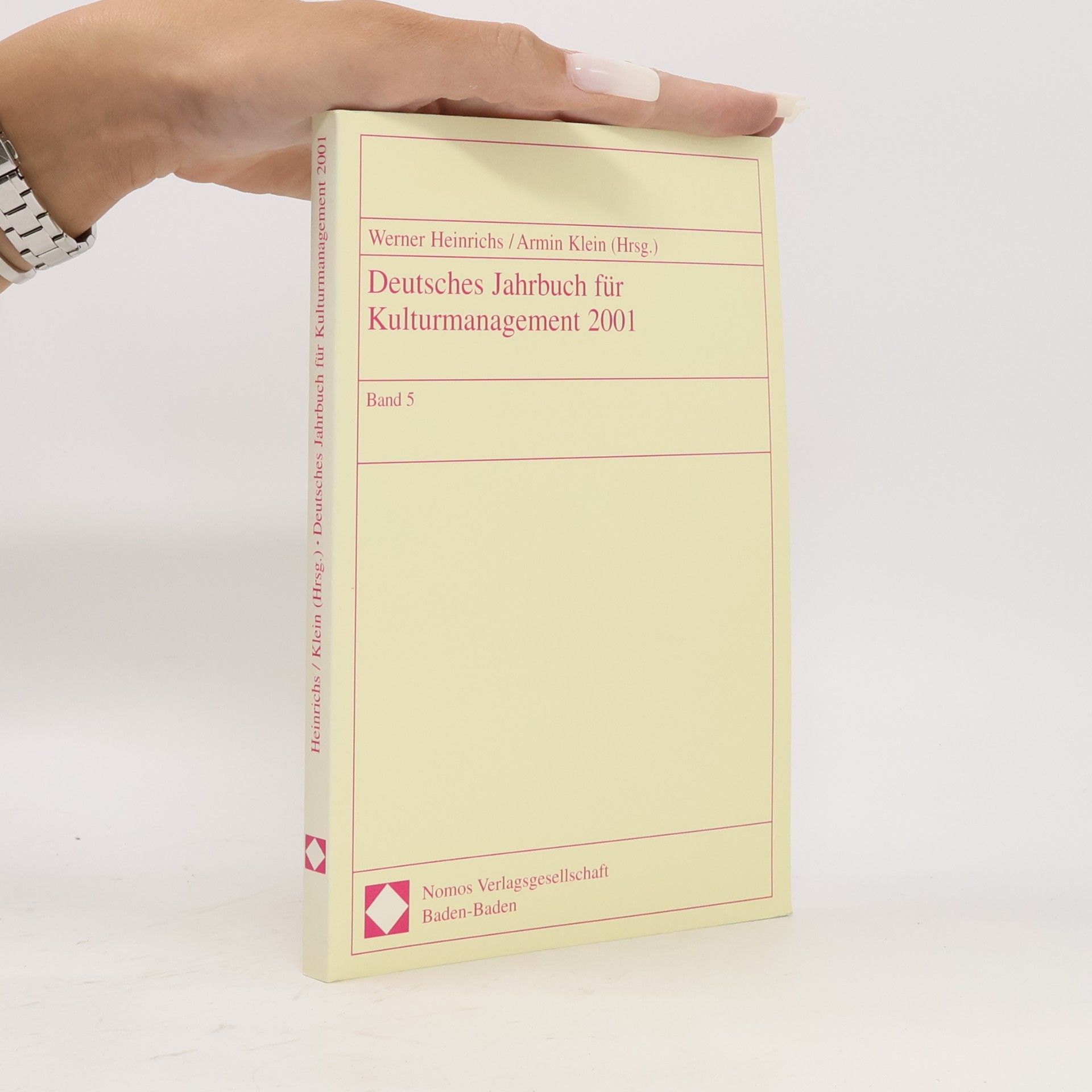 Deutsches Jahrbuch für Kulturmanagement 2001