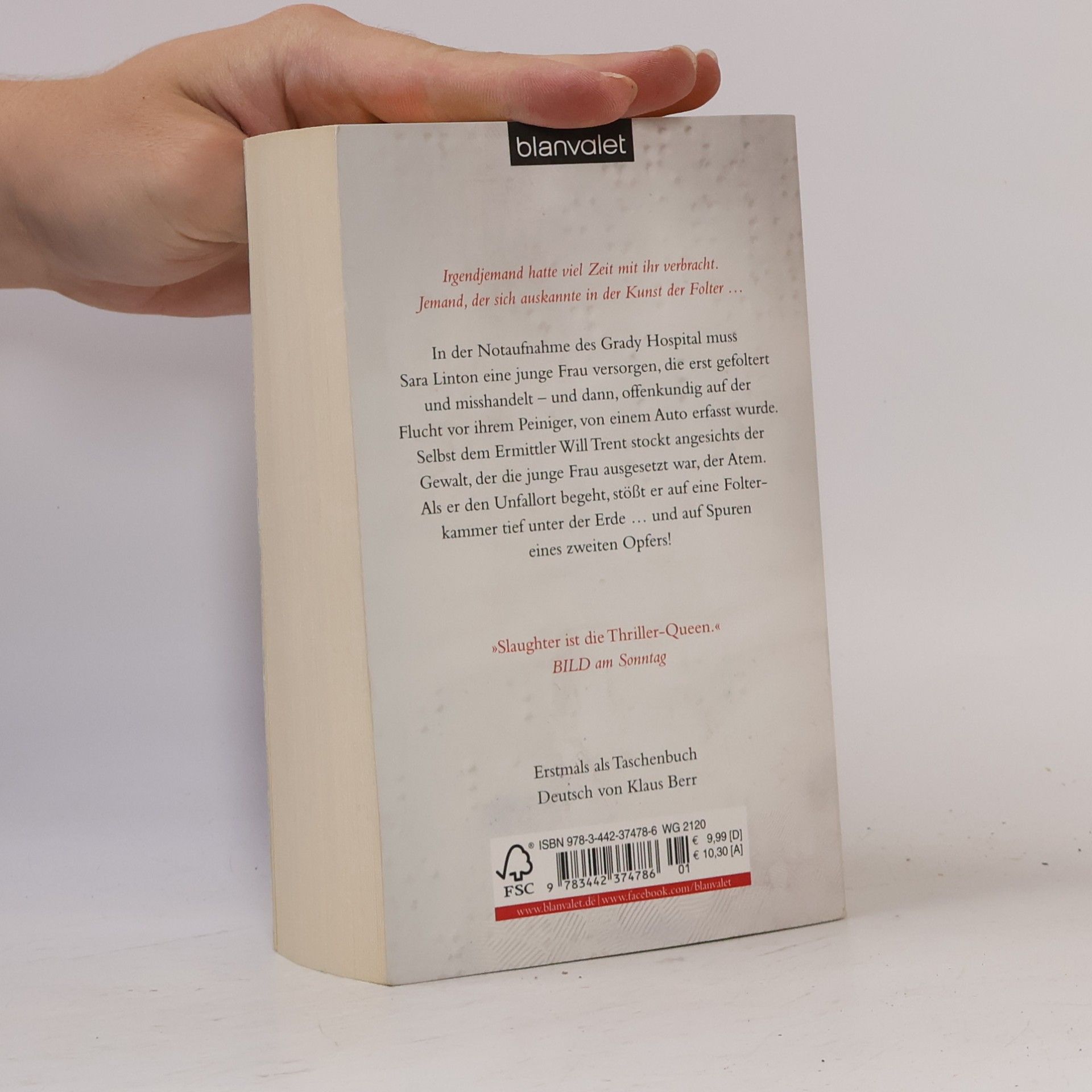 Karin Slaughter Tote Augen