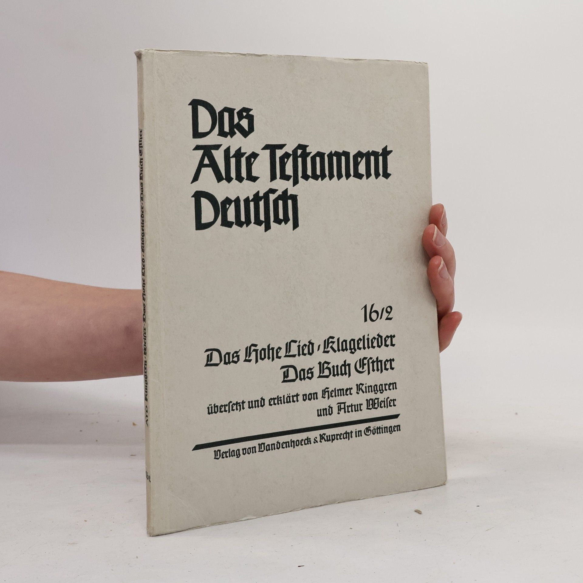 Autorenkollektiv Das Alte Testament Deutsch 16/2