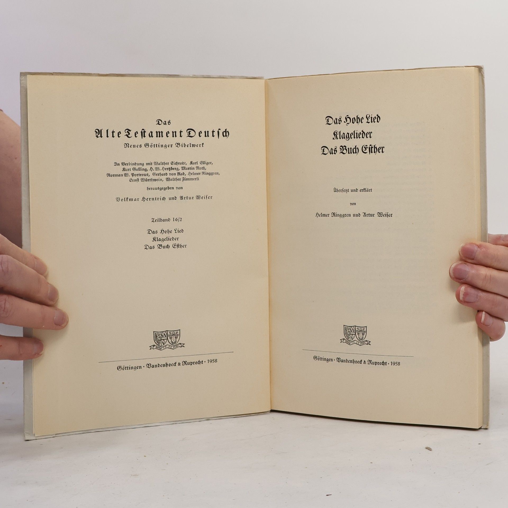 Autorenkollektiv Das Alte Testament Deutsch 16/2