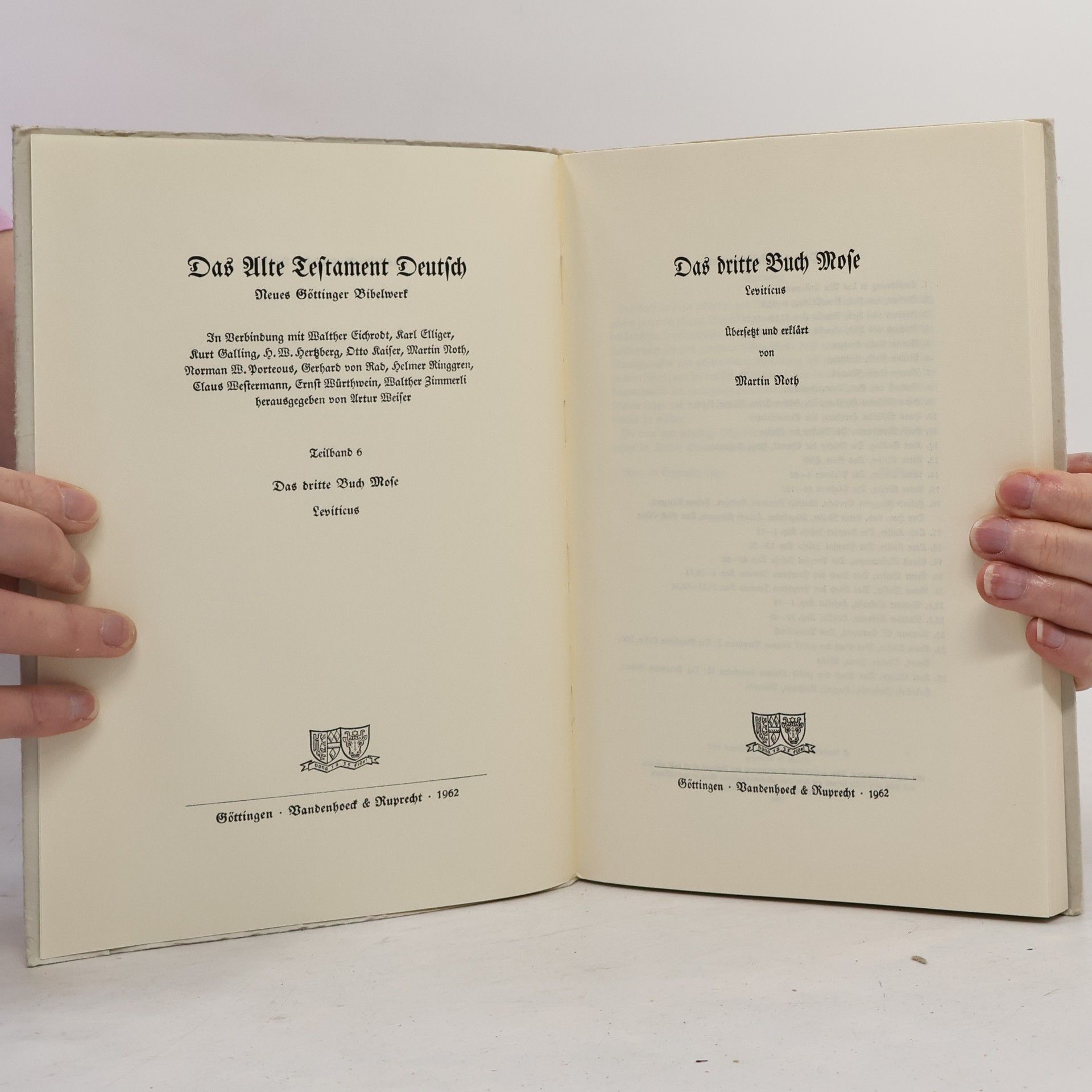 Martin Roth Das Alte Testament Deutsch 6