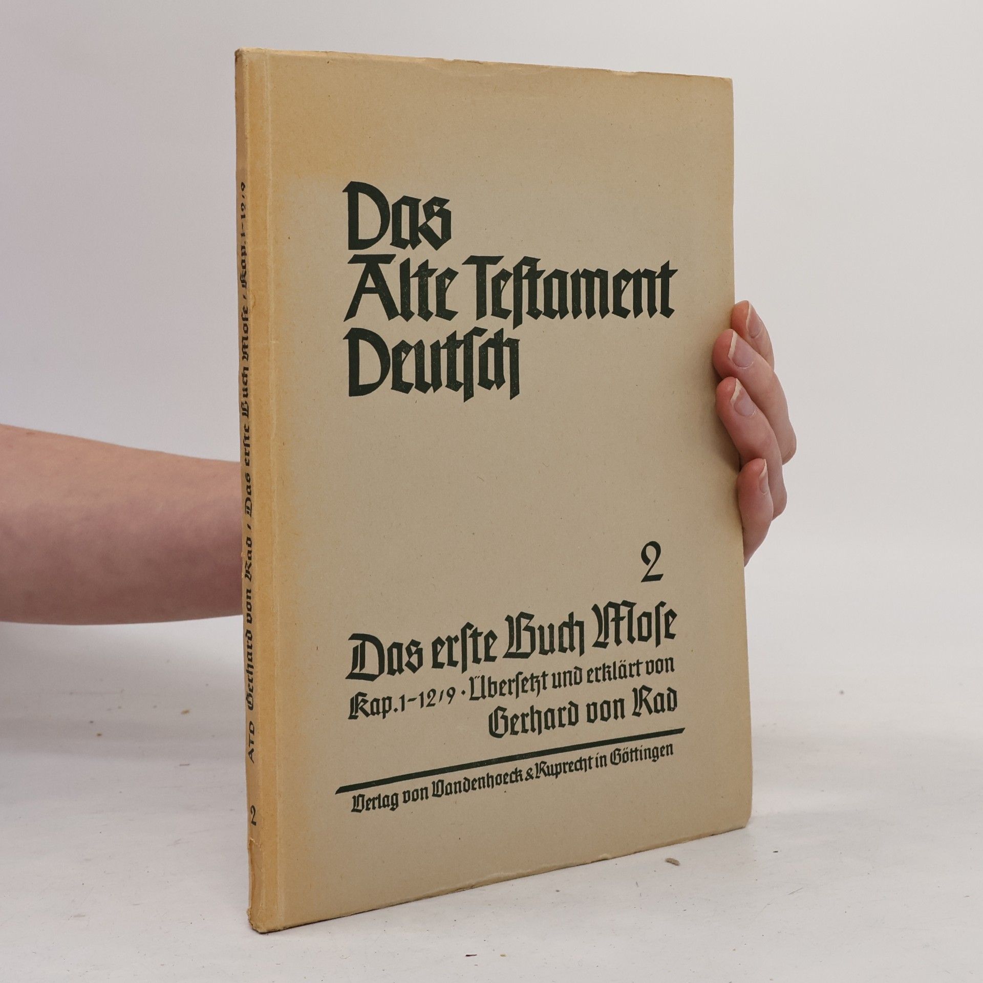 Gerhard von Rad Das Alte Testament Deutsch 2