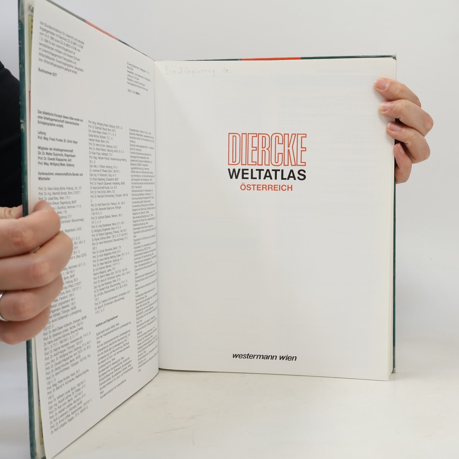 Autorenkollektiv Diercke-Weltatlas Österreich
