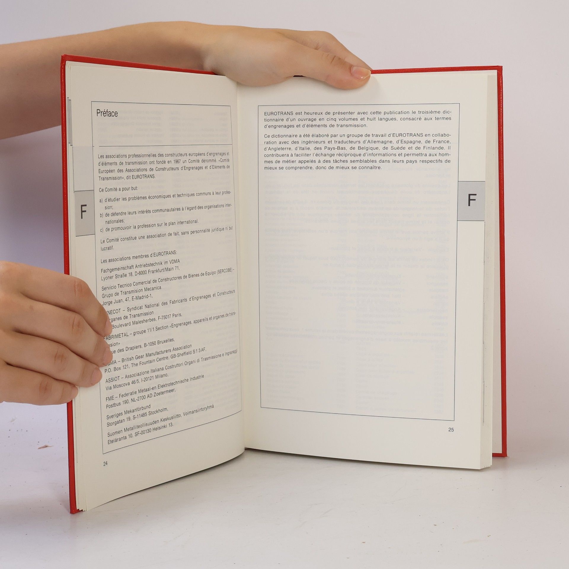 EUROTRANS - 3: Wörterbuch der Kraftübertragungselemente / Diccionario de elementos de transmisión / Glossaire des Organes de Transmission / Glossary of Transmission Elements / Glossario degli Organi di Trasmissione / Glossarium voor Transmissie-organen / Ordbok för Transmissionselement / Voimansiirtoalan sanakirja