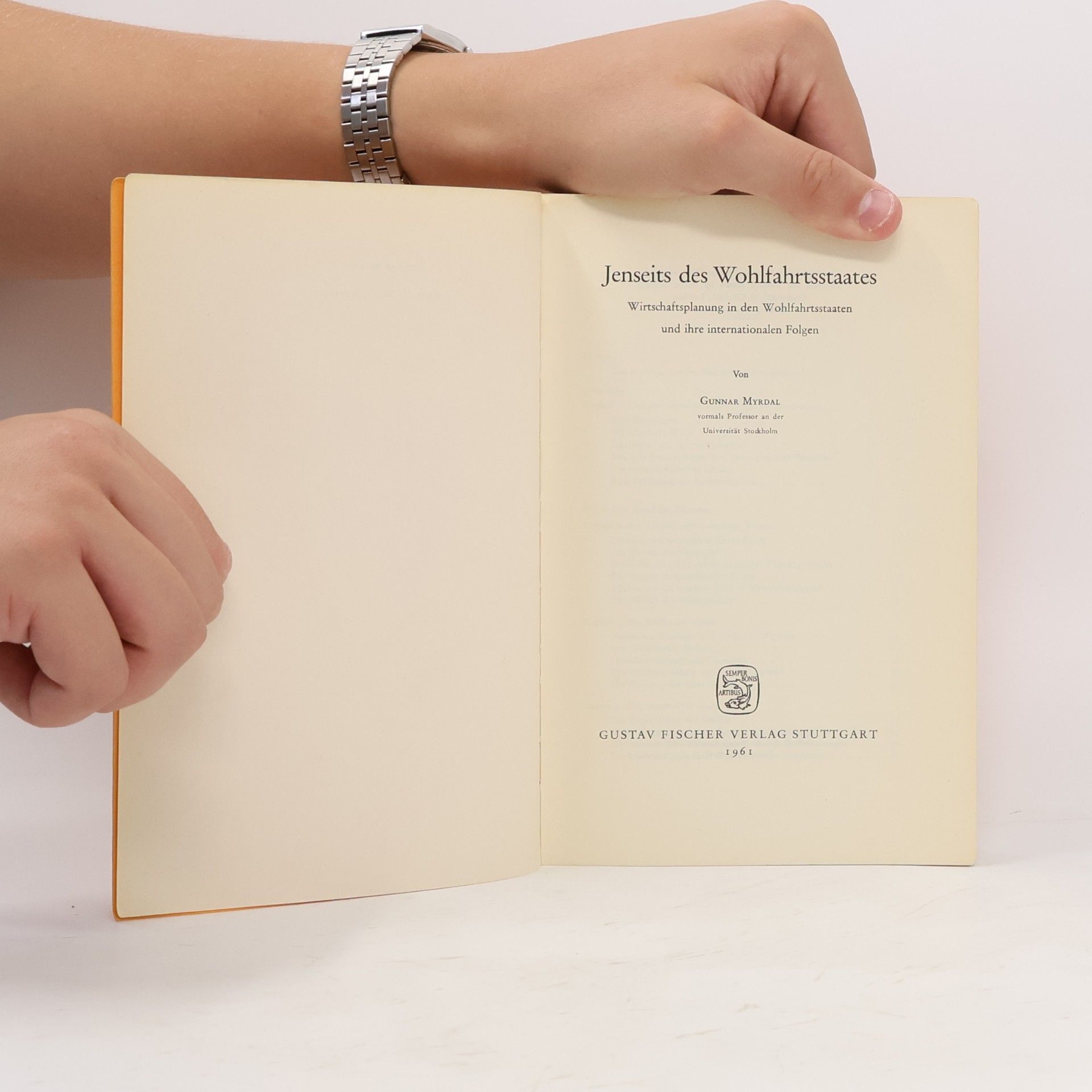 Gunnar Myrdal Jenseits des Wohlfahrtsstaates