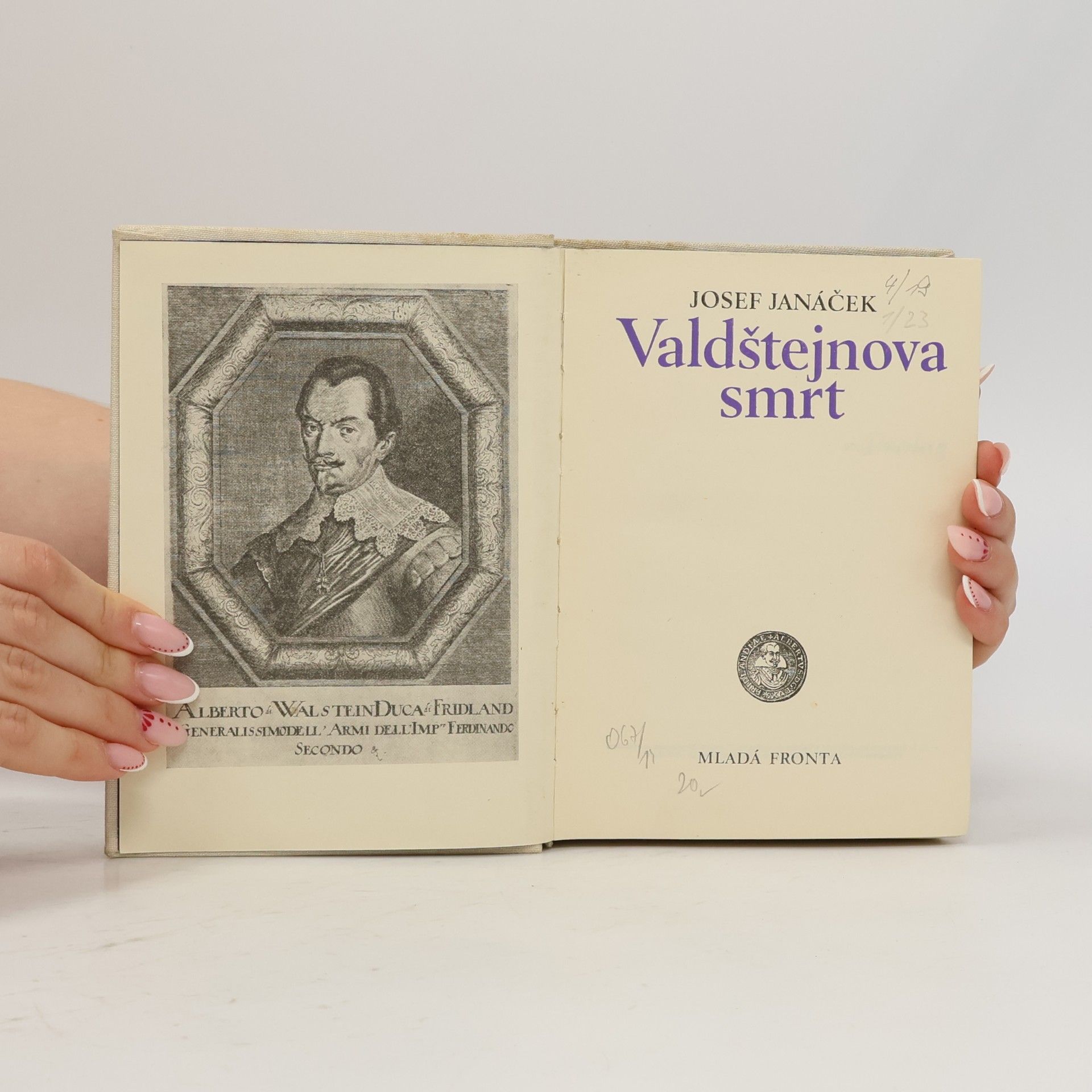 Josef Janáček Valdštejnova smrt
