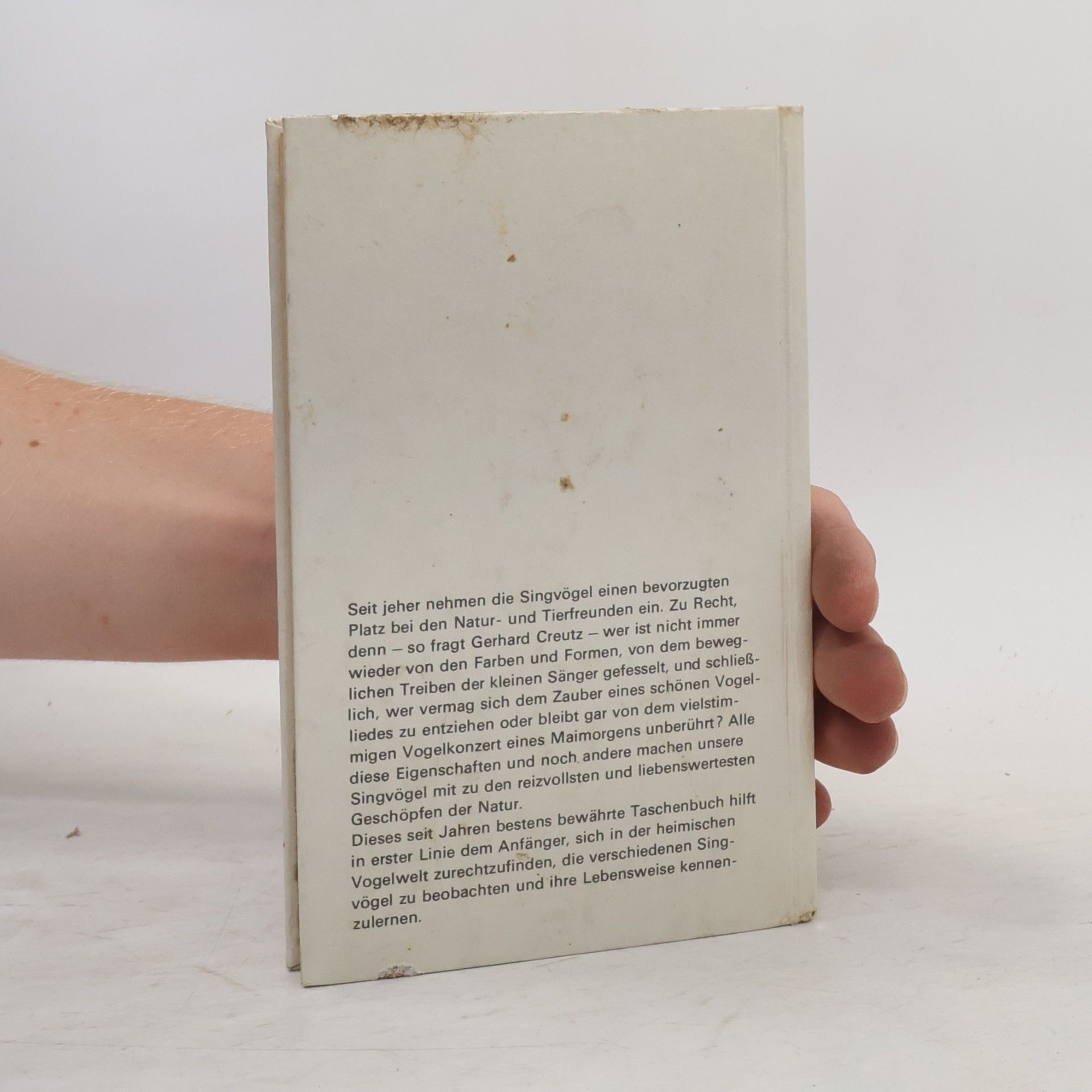 Gerhard Creutz Taschenbuch der heimischen Singvögel