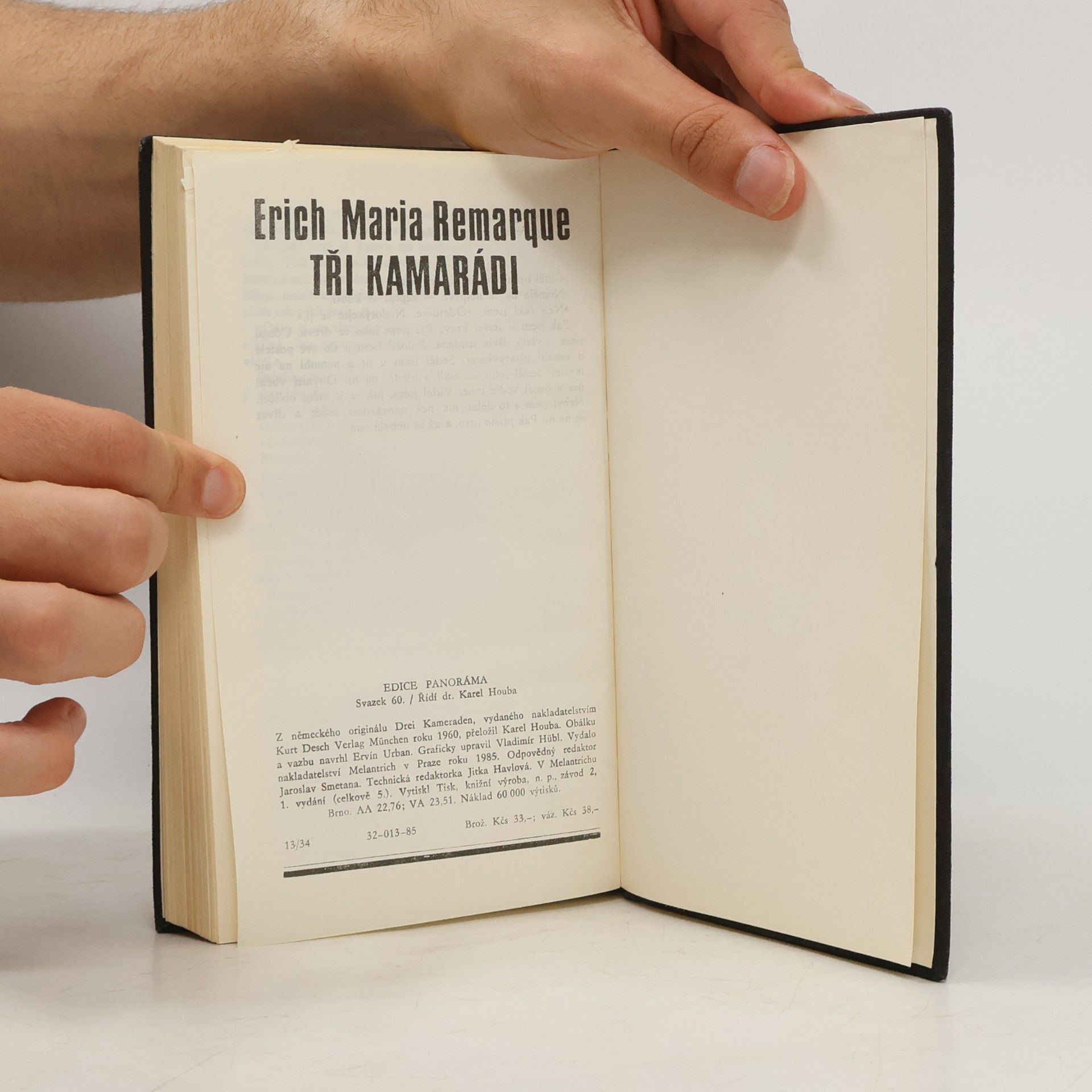 Erich Maria Remarque Tři kamarádi