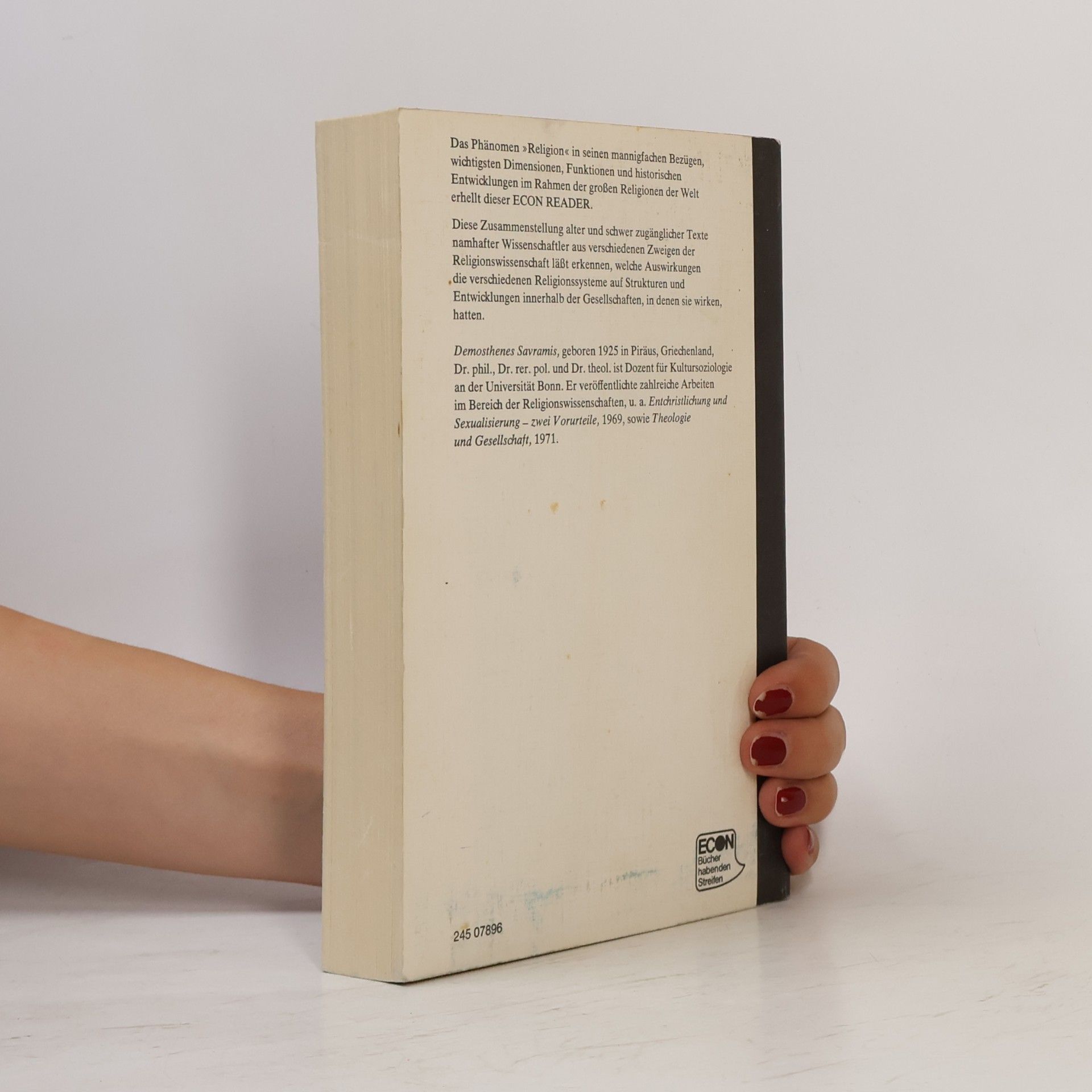 Demosthenes Savramis Religionen