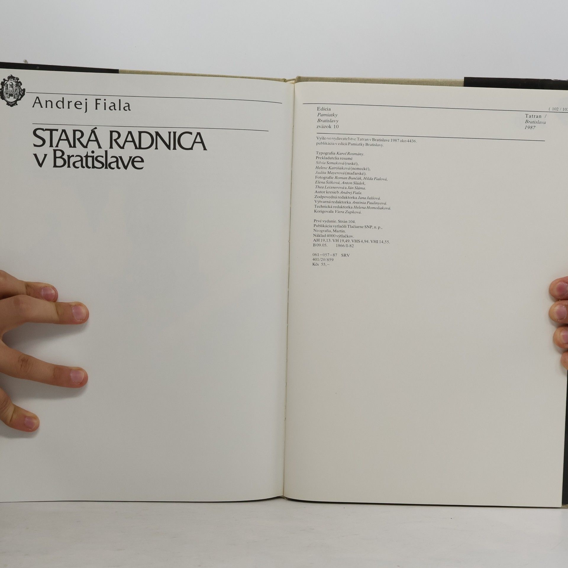 Andrej Fiala Stará radnica v Bratislave