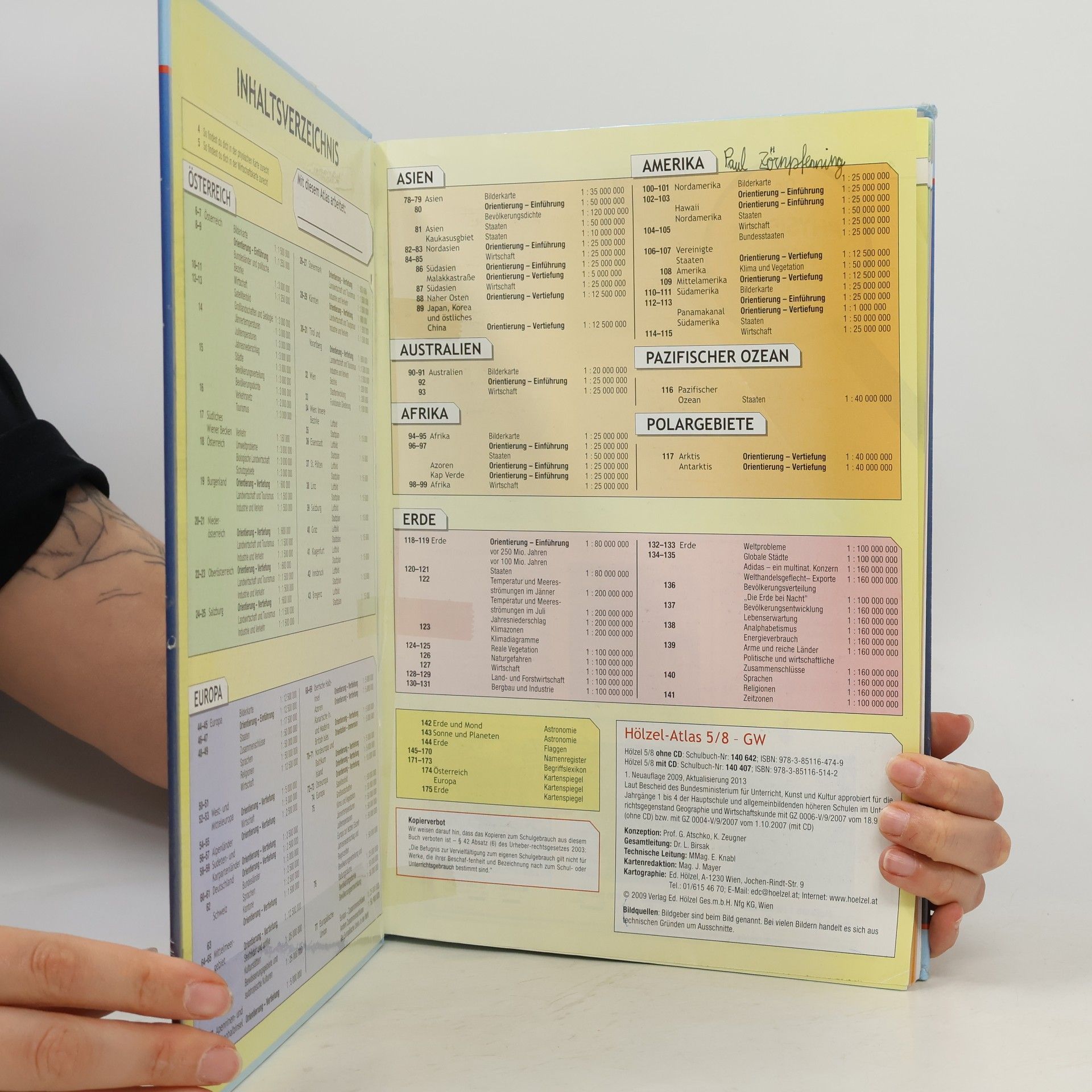Various authors Hölzel-Atlas für die 5. bis 8