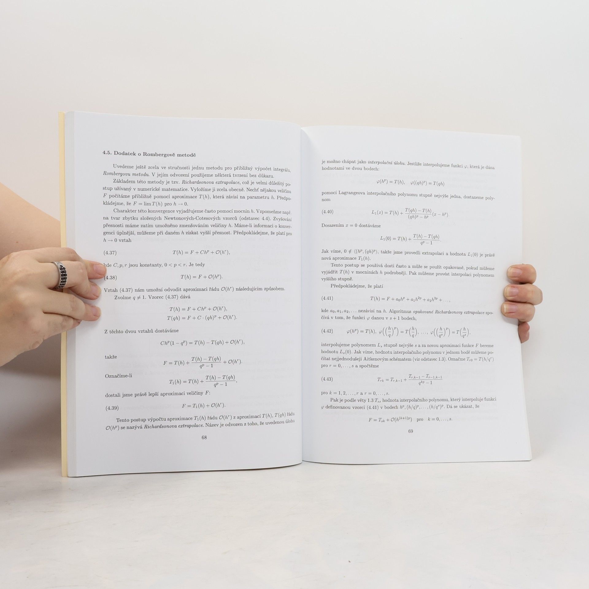 Jitka Segethová Učební texty Univerzity Karlovy v Praze: Základy numerické matematiky