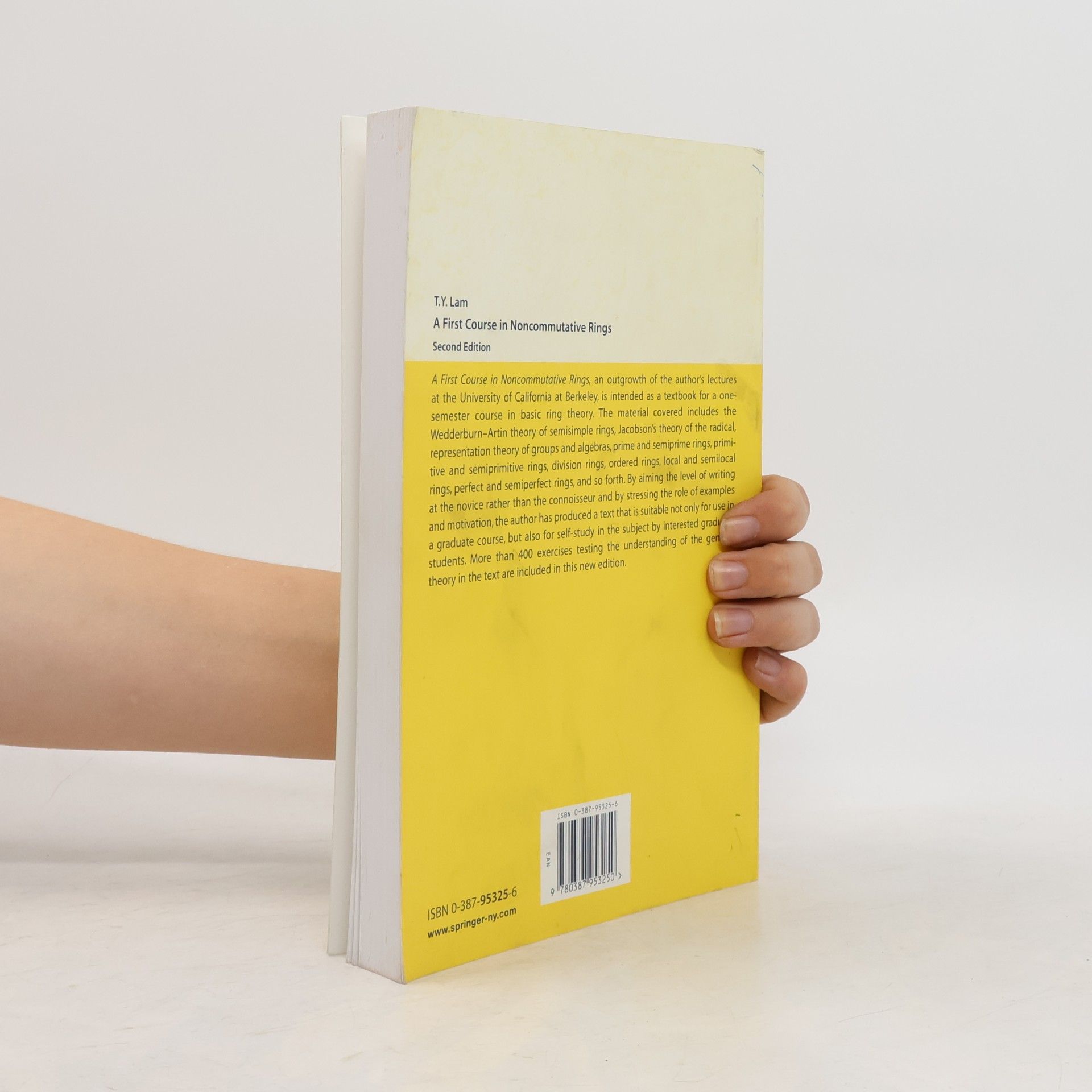 Tsit-Yuen Lam Graduate Texts in Mathematics - 131: A First Course in Noncommutative Rings