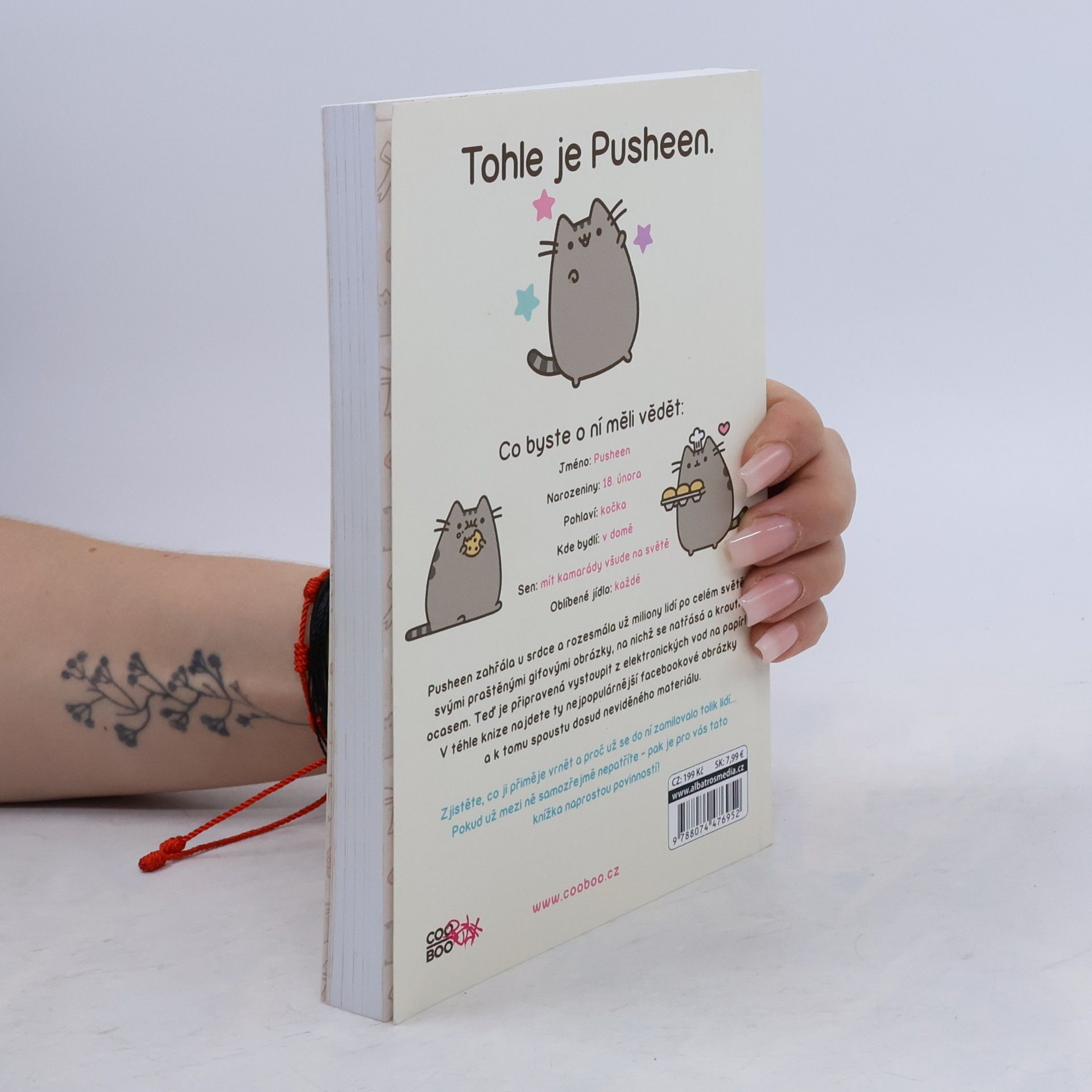 Claire Belton Pusheen. Já, košišta