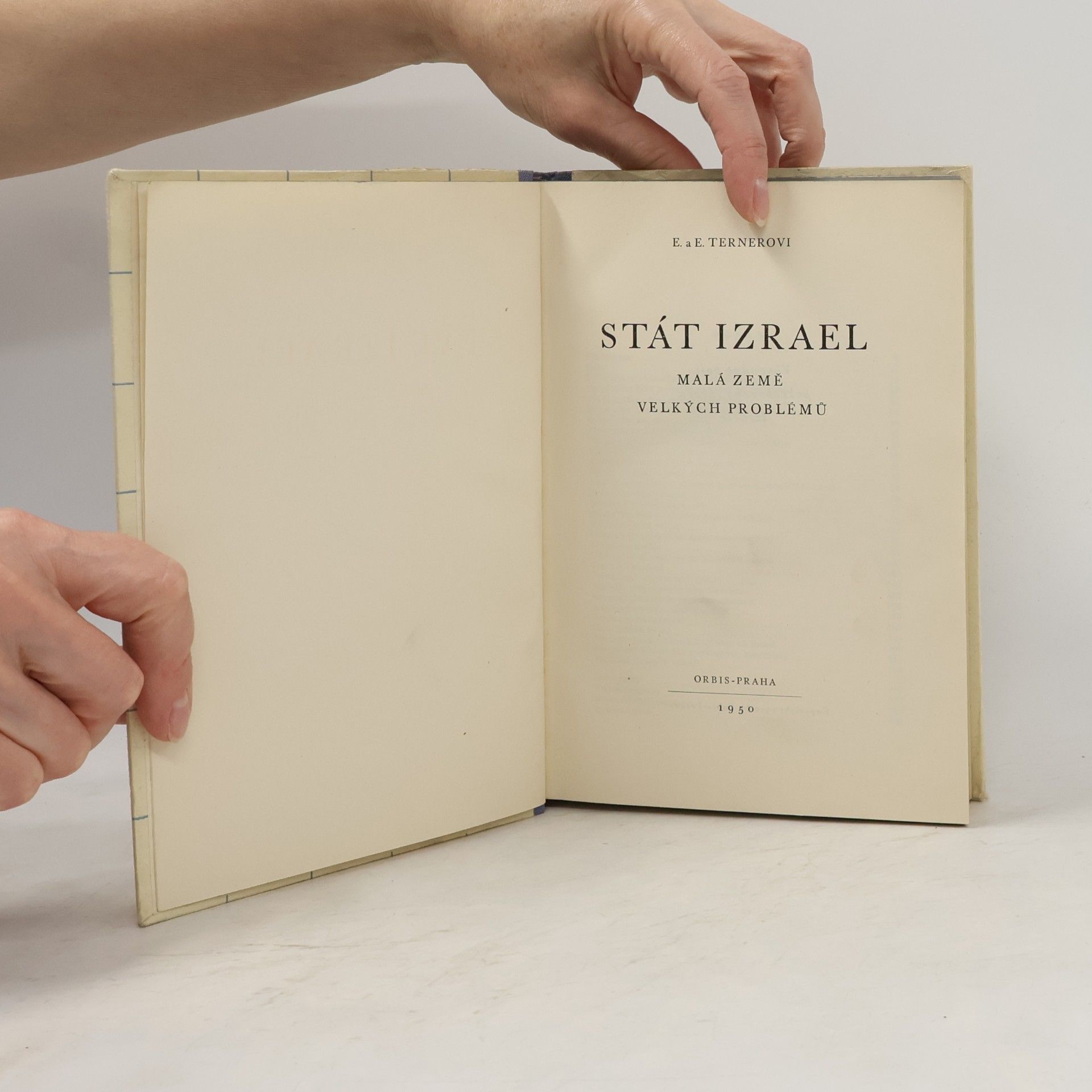 Erich Terner Stát Izrael