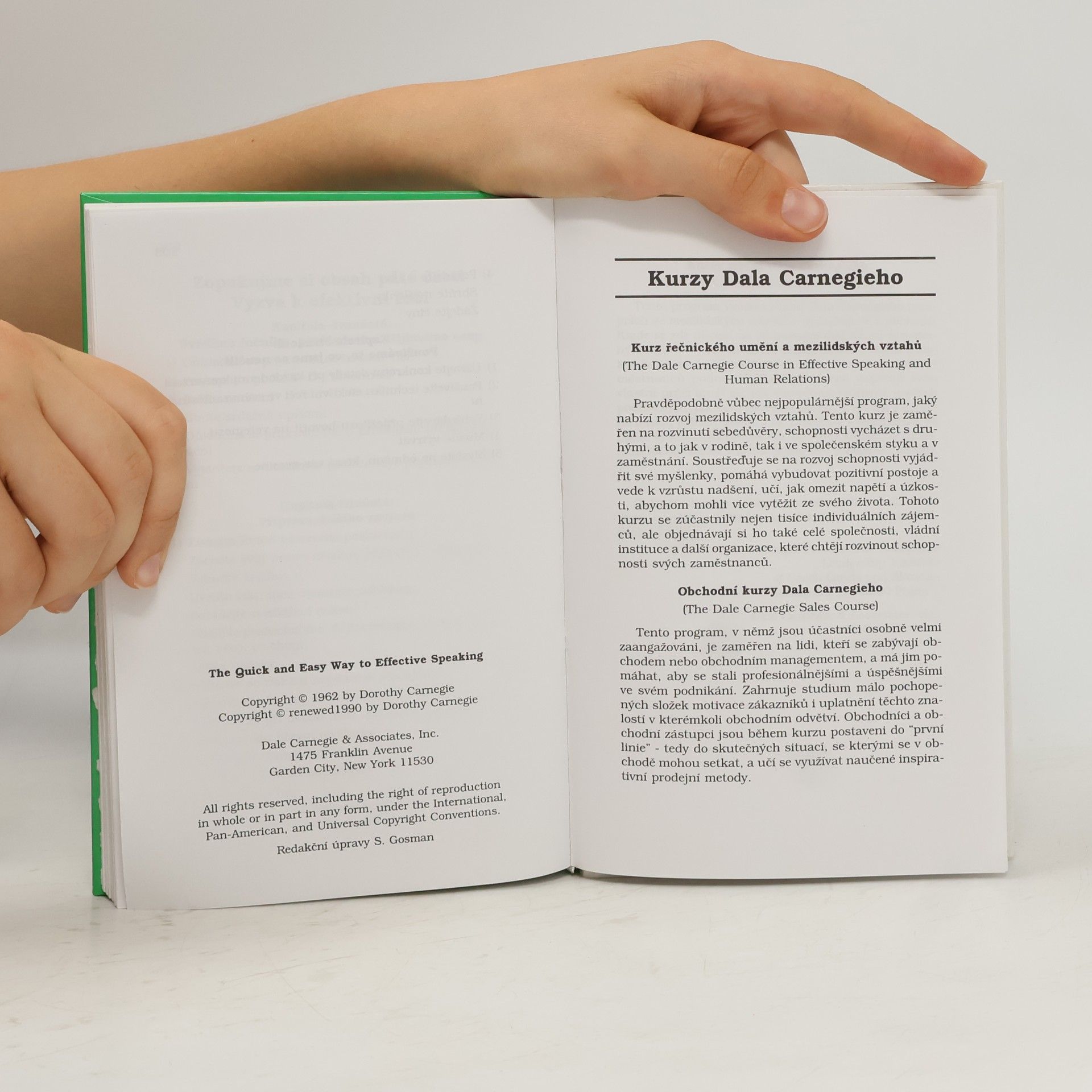 Dale Carnegie Jak mluvit a působit na druhé při obchodním jednání