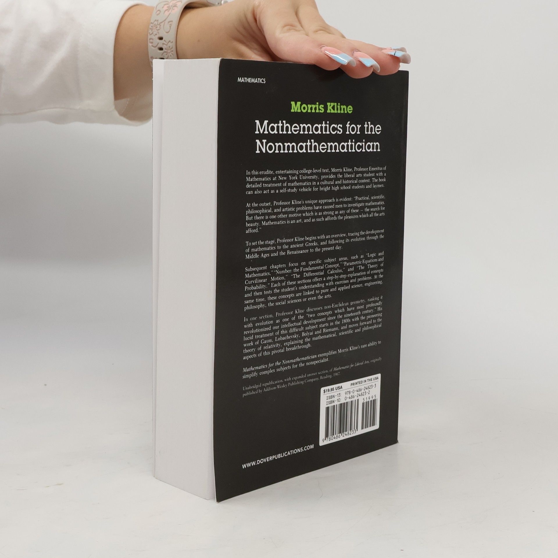 Morris Klein Mathematics for the Non-mathematician