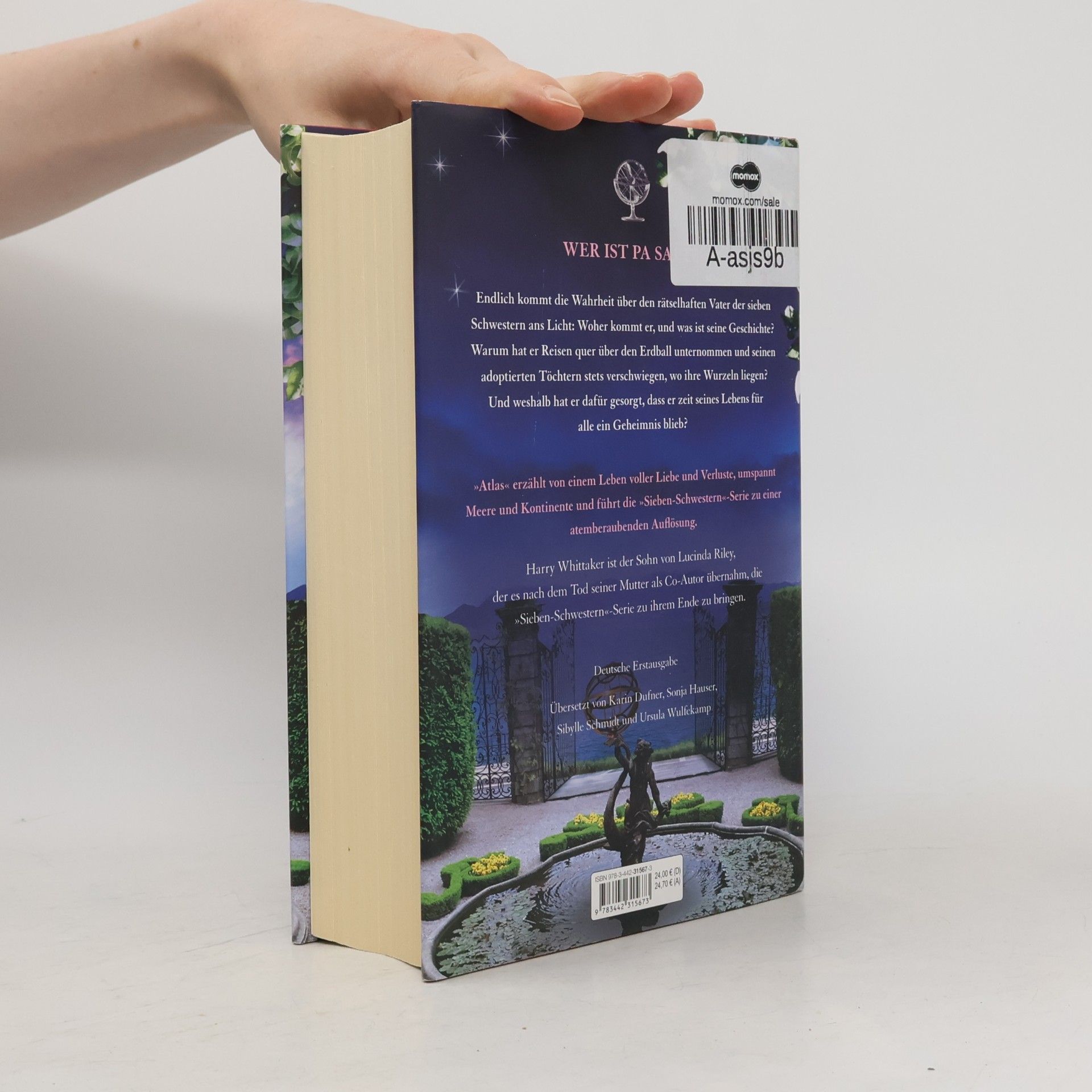 Lucinda Riley Atlas. Die Geschichte von Pa Salt