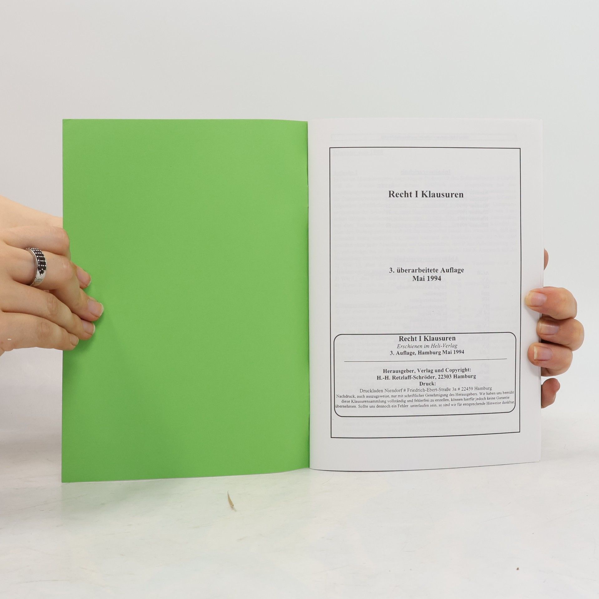 Autorenkollektiv Recht I