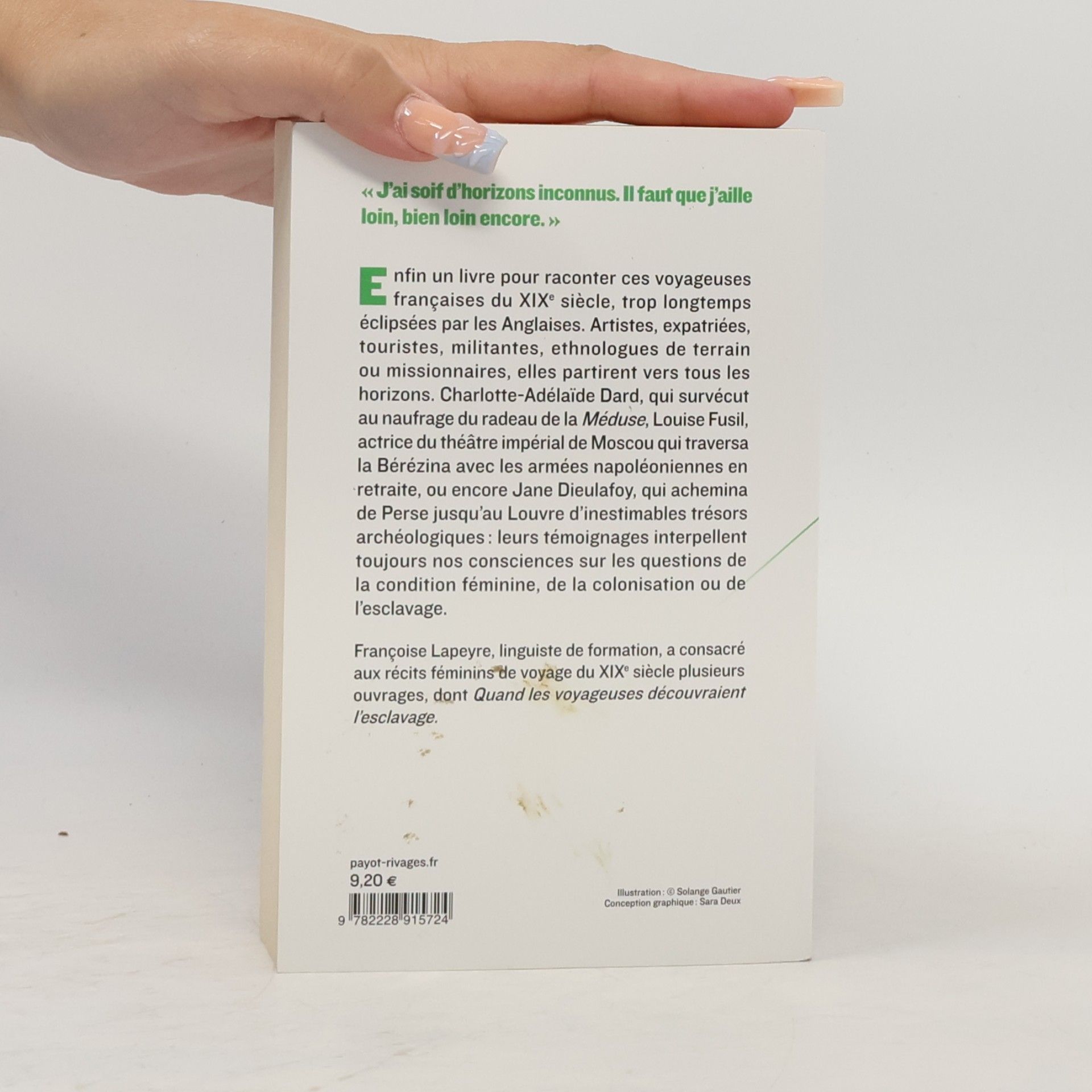 Françoise Lapeyre Petite Biblio Payot Voyageurs: Le Roman des Voyageuses Françaises
