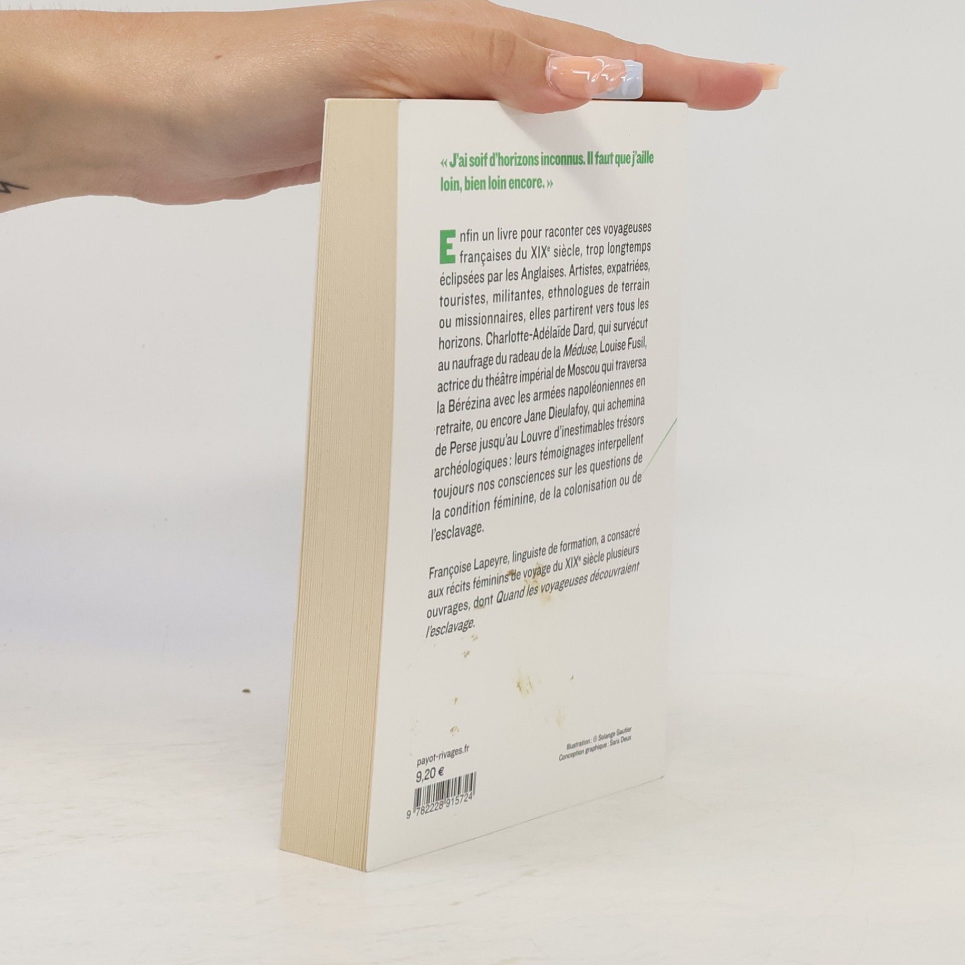 Françoise Lapeyre Petite Biblio Payot Voyageurs: Le Roman des Voyageuses Françaises