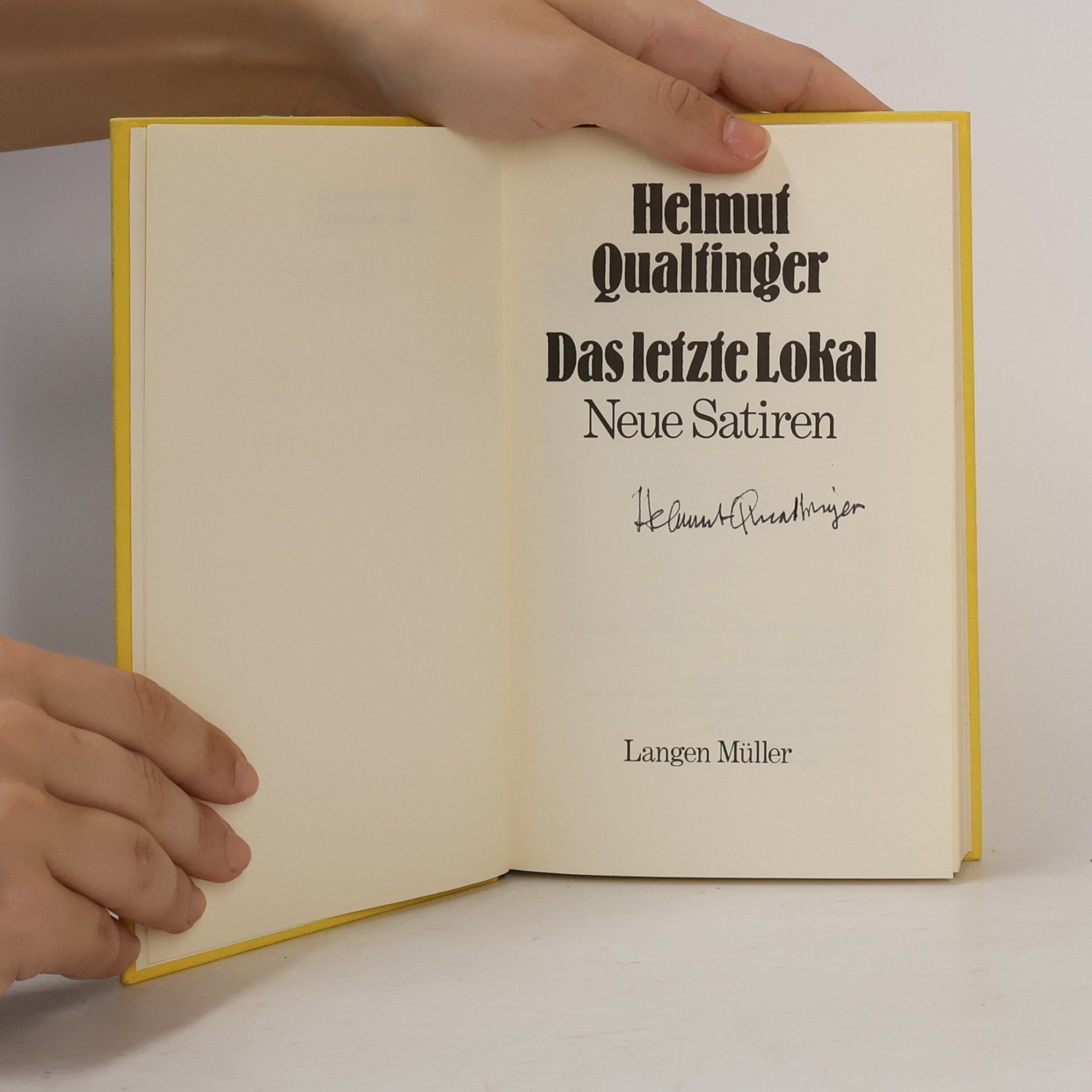 Helmut Qualtinger Das letzte Lokal